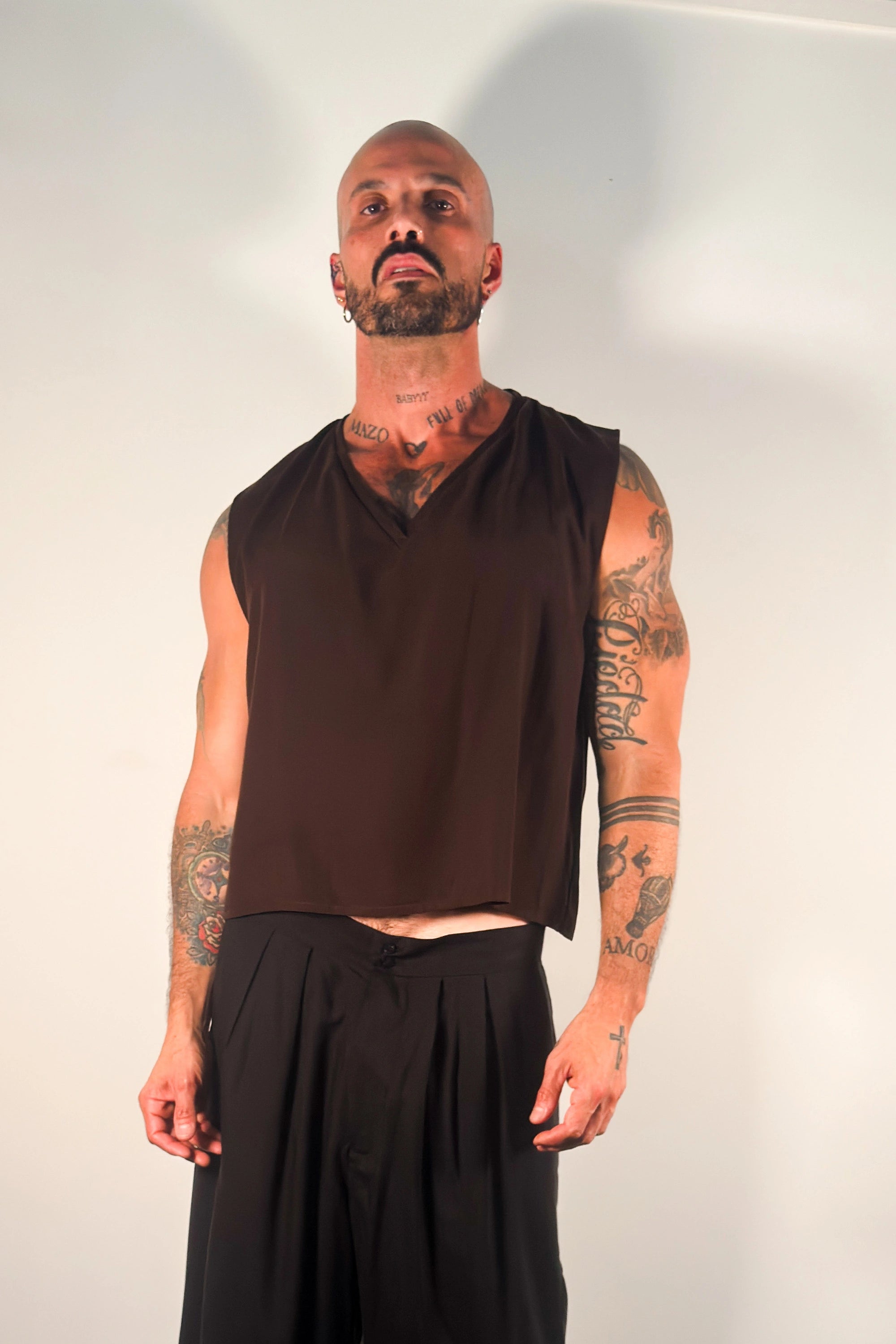 Fortis V-Neck Pullover - Myrrh