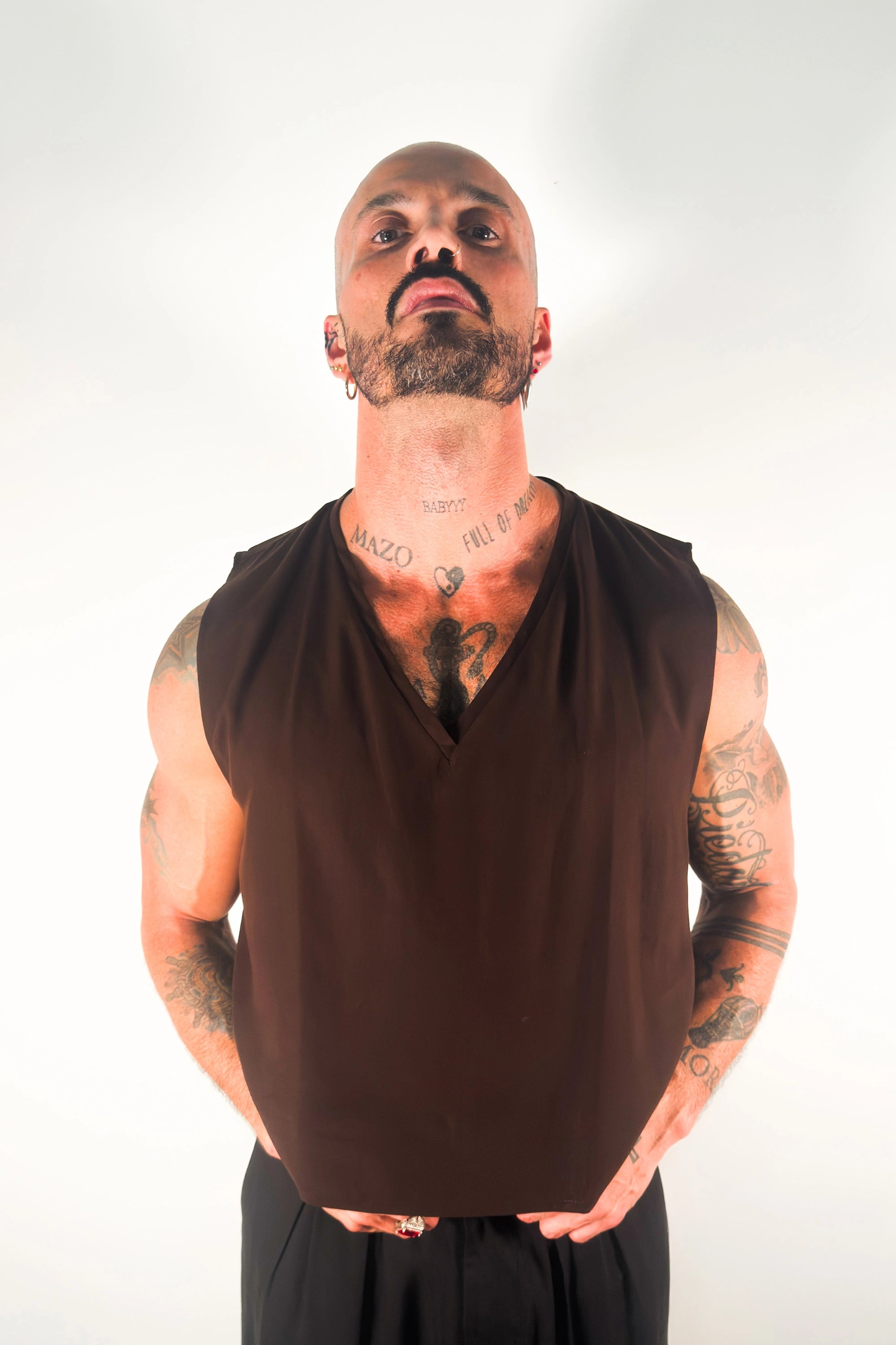 Fortis V-Neck Pullover - Myrrh