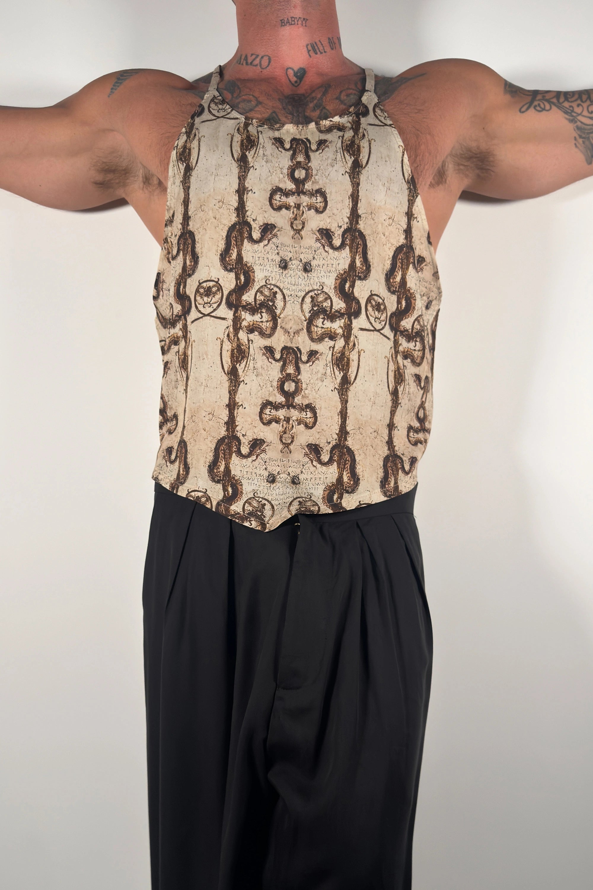 Oleander Halter Tank - Red Kundalini