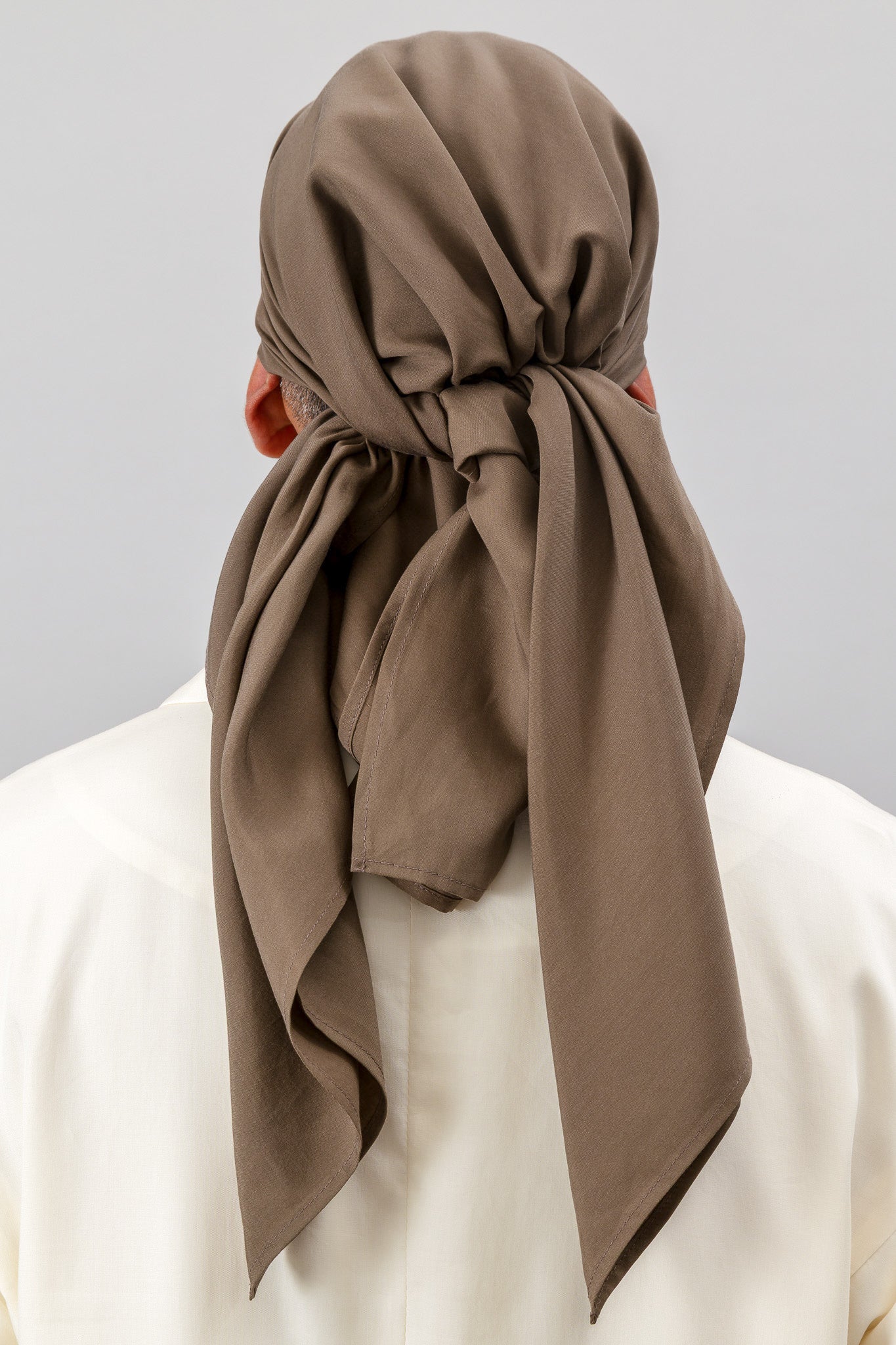 Vegan Silk Square Scarf - Olive