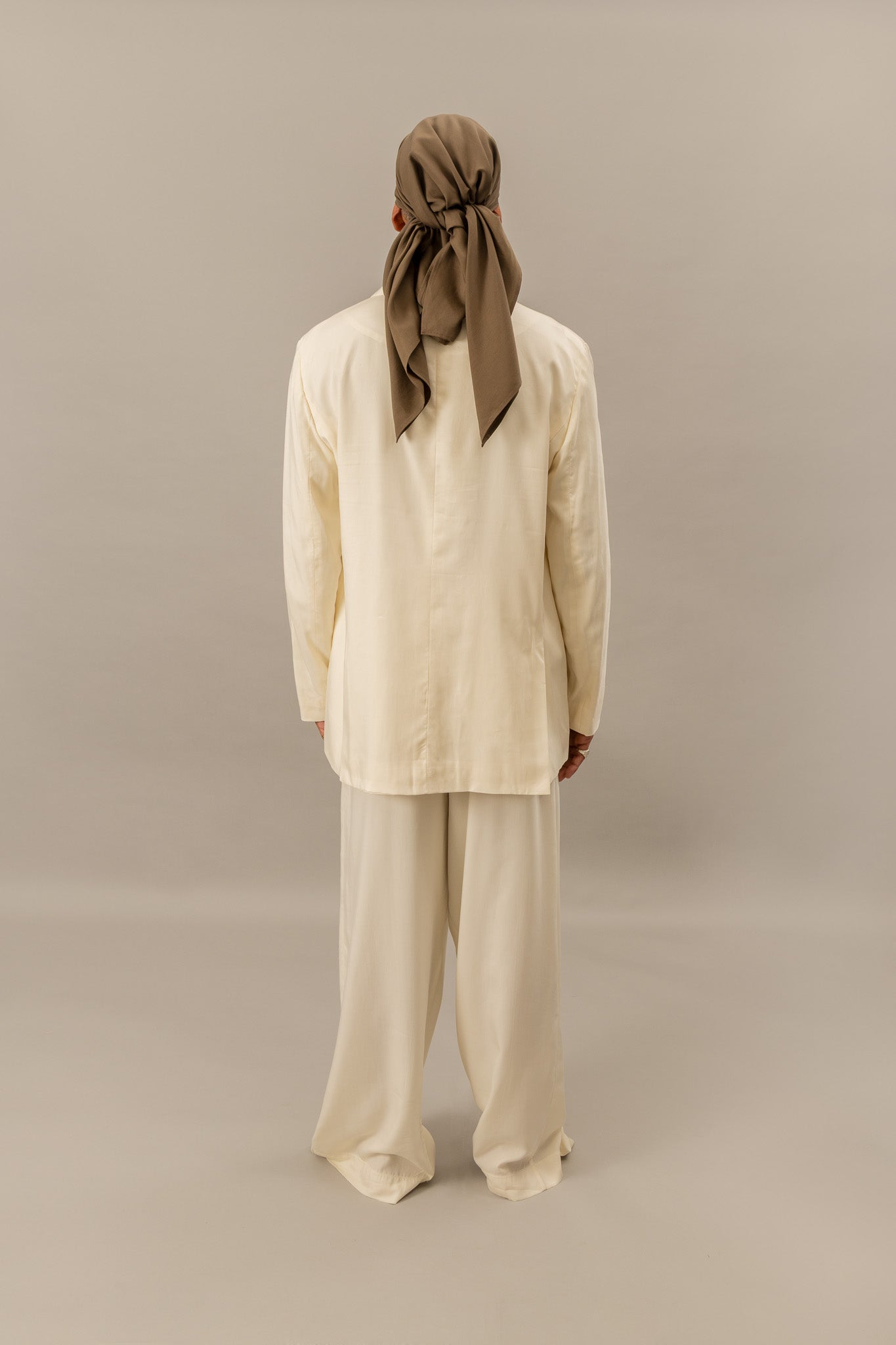 Double Breasted Blazer - Cream