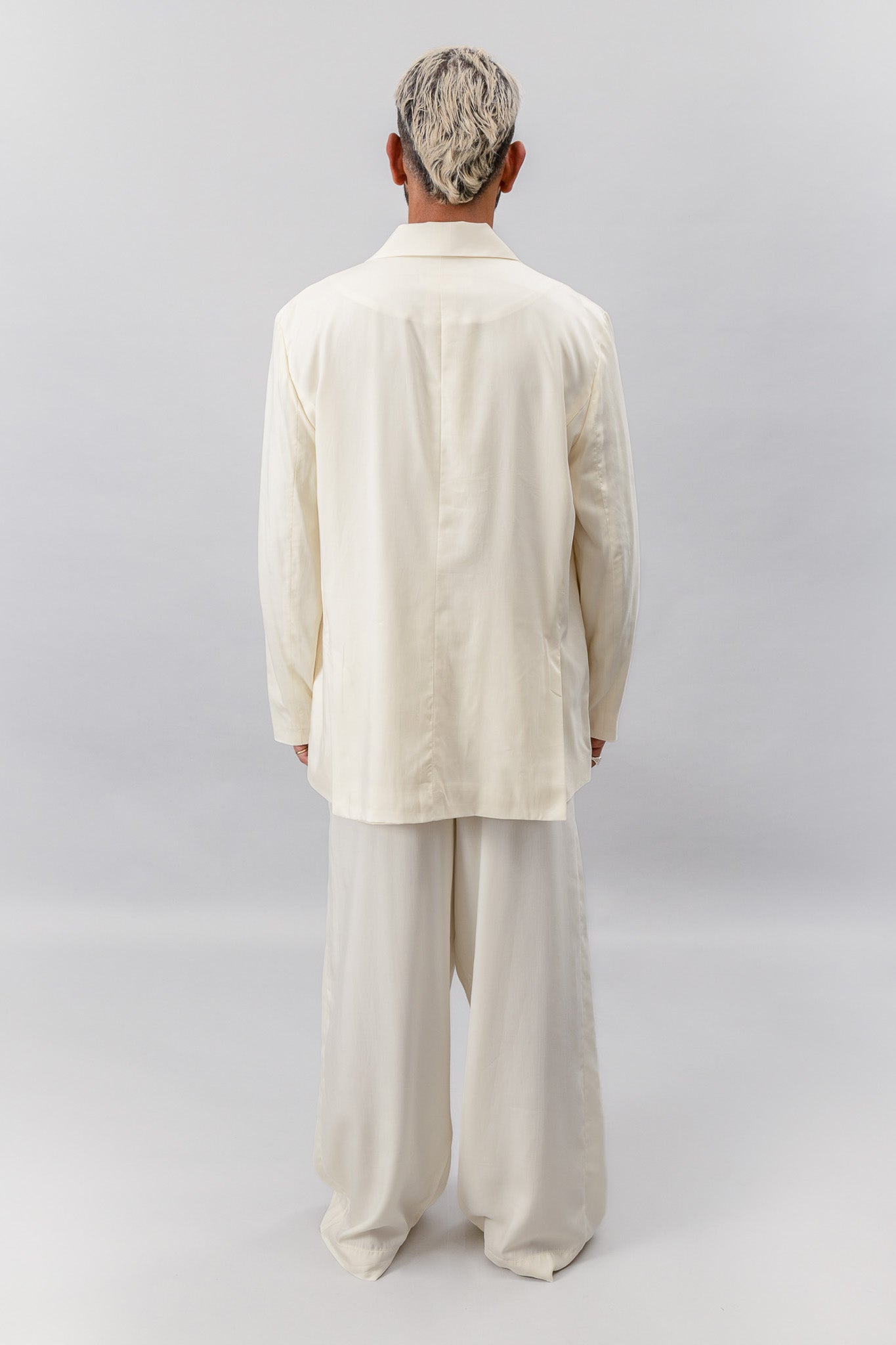 Double Breasted Blazer - Cream