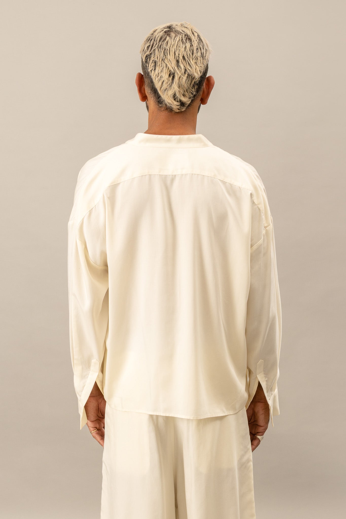 Oversized Atelier Shirt in Natural White