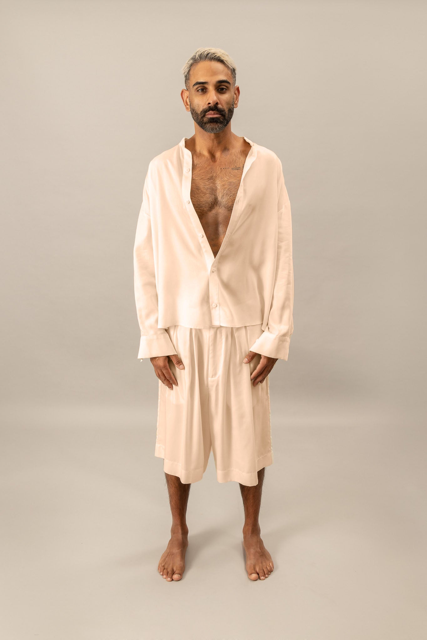 Oversized Atelier Shirt - Dusty Pink