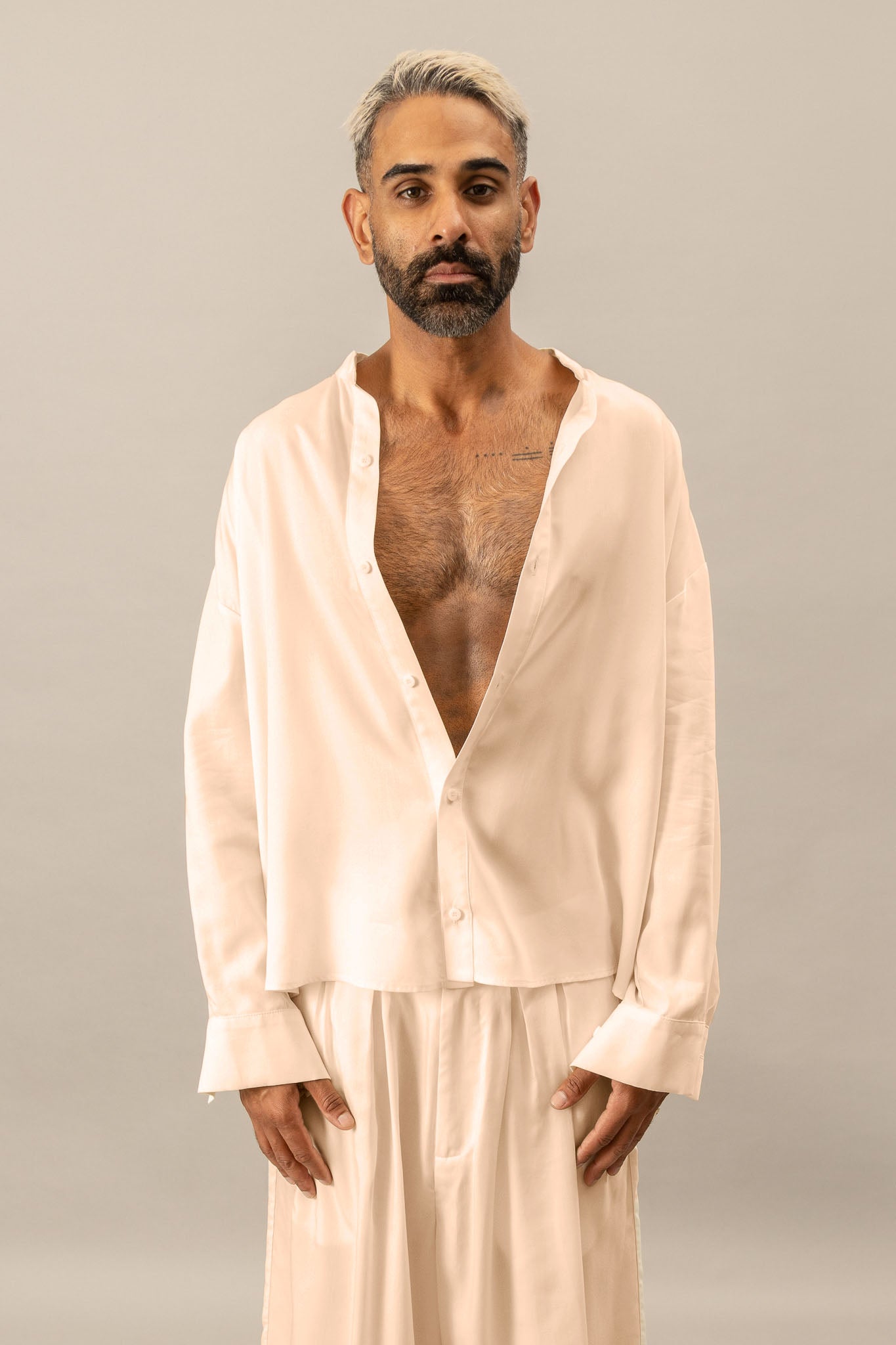 Oversized Atelier Shirt - Dusty Pink