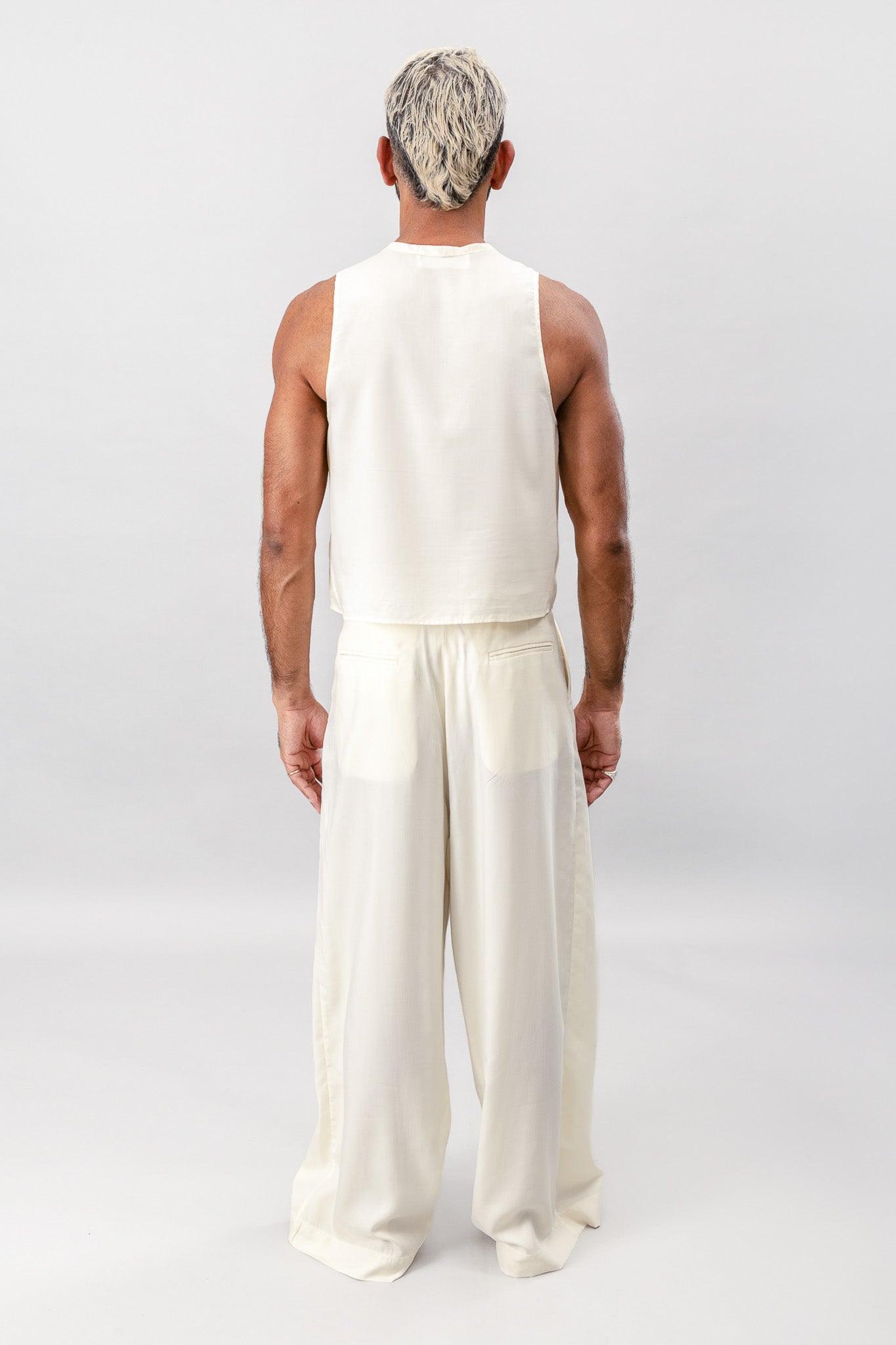 Cropped Tank - Cream