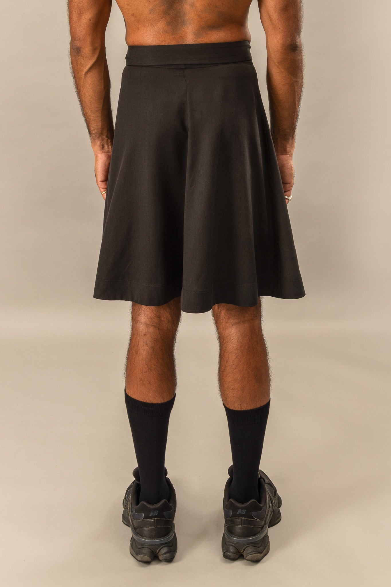 Kilt Wrap Skirt - Black