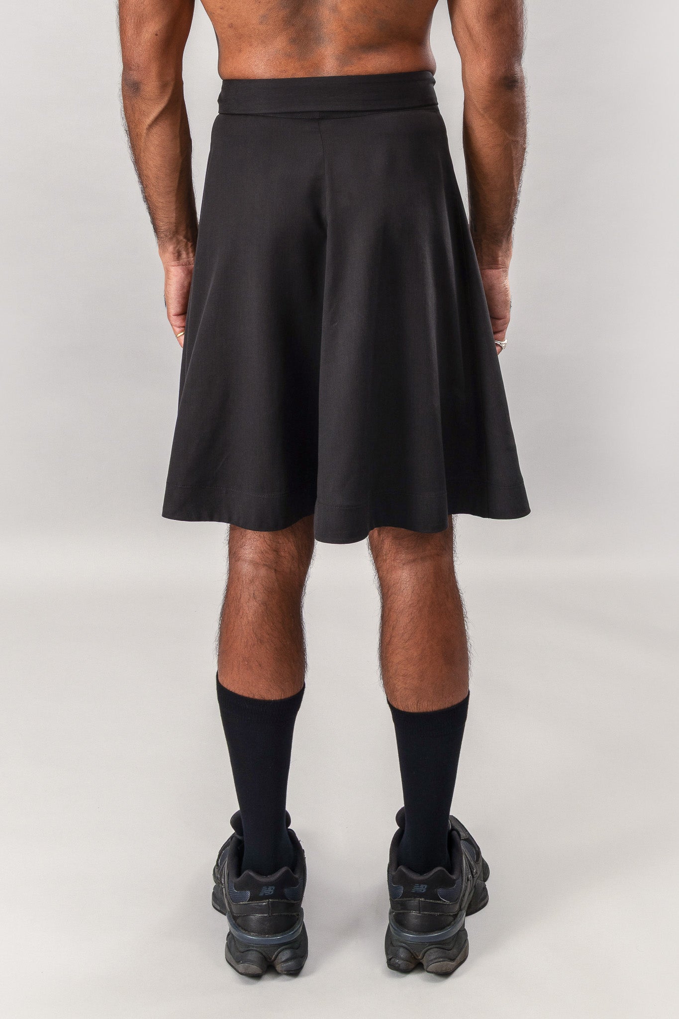 Kilt Wrap Skirt - Black