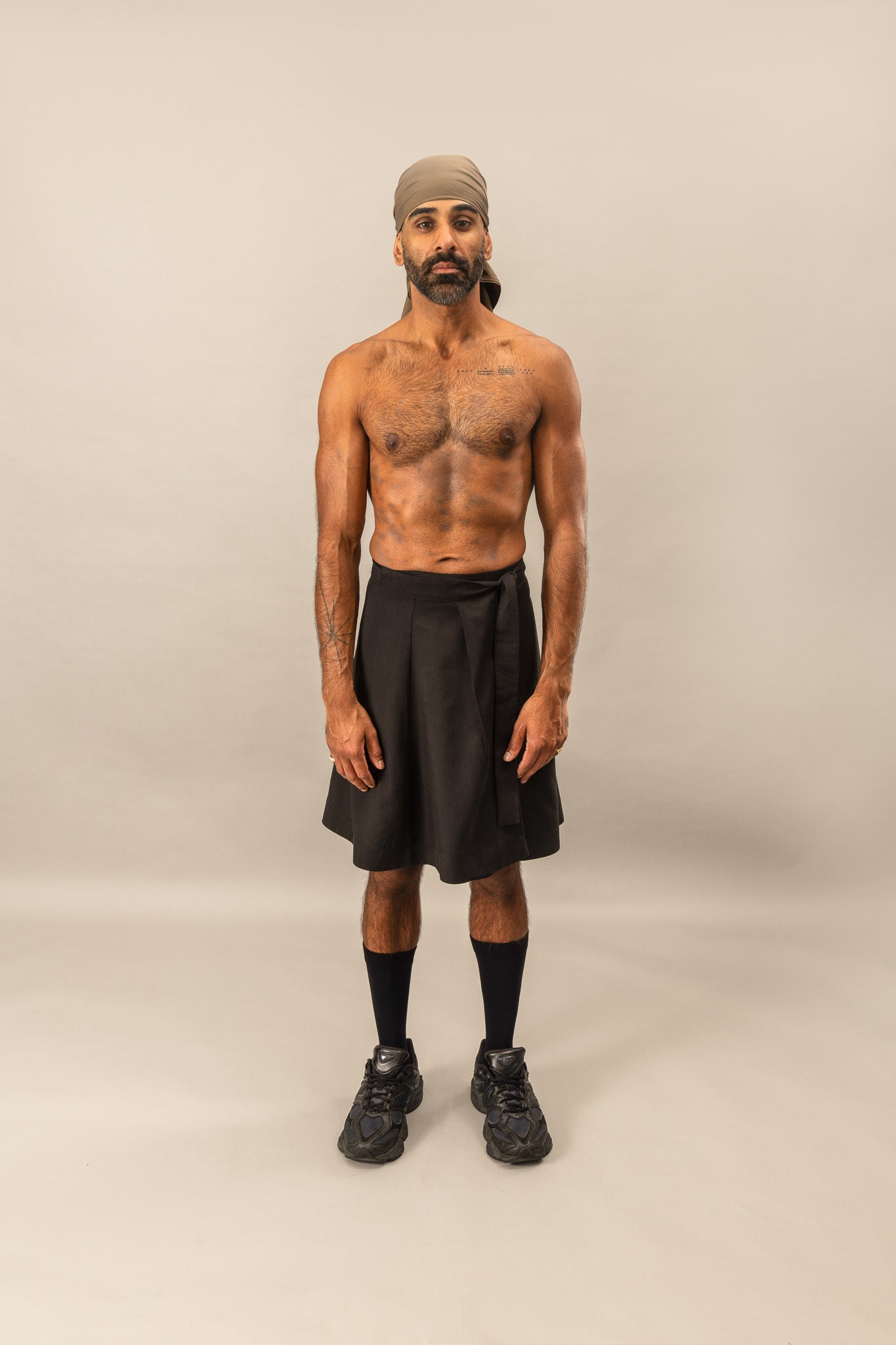 Kilt Wrap Skirt - Black