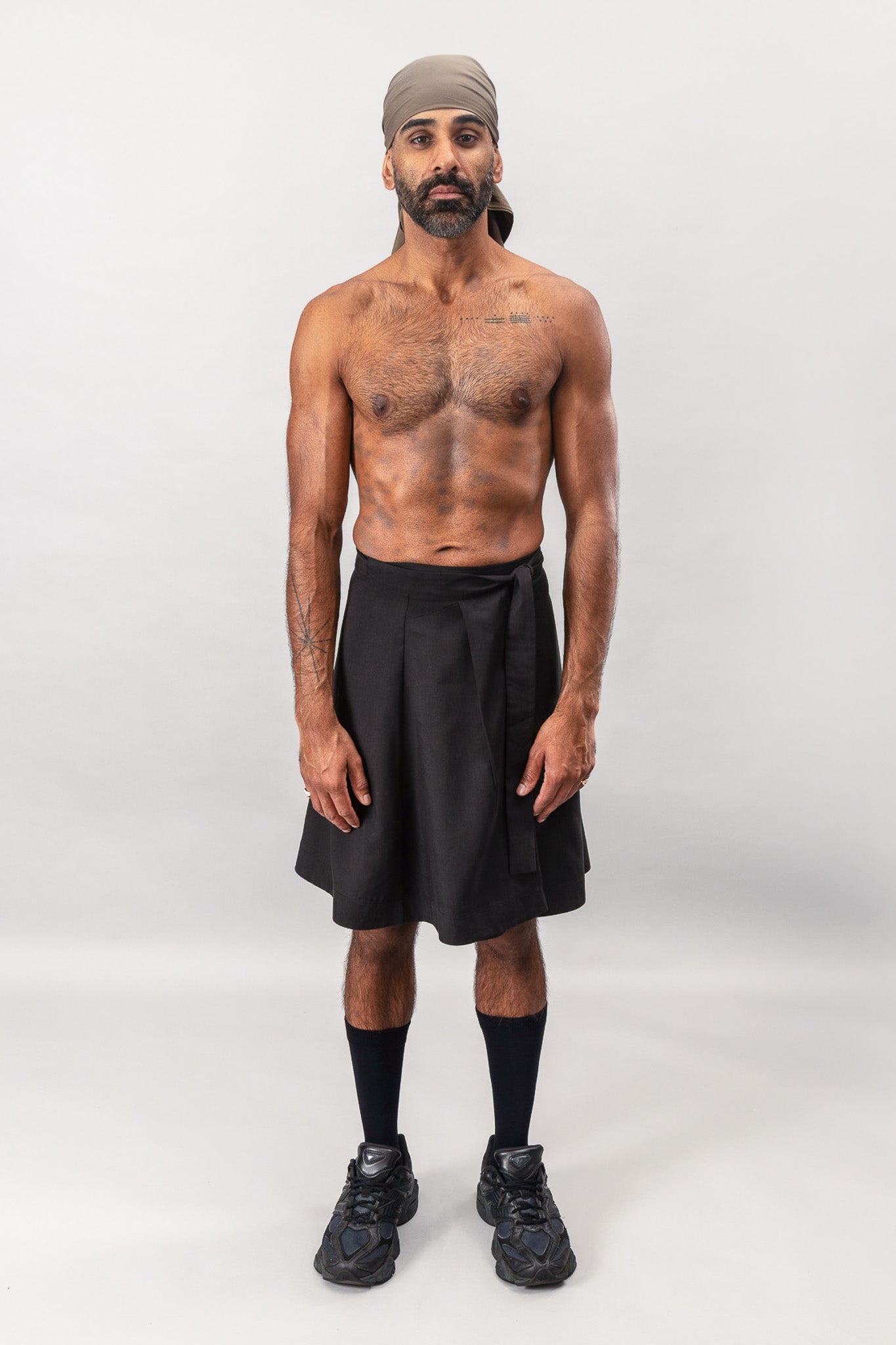 Kilt Wrap Skirt - Black