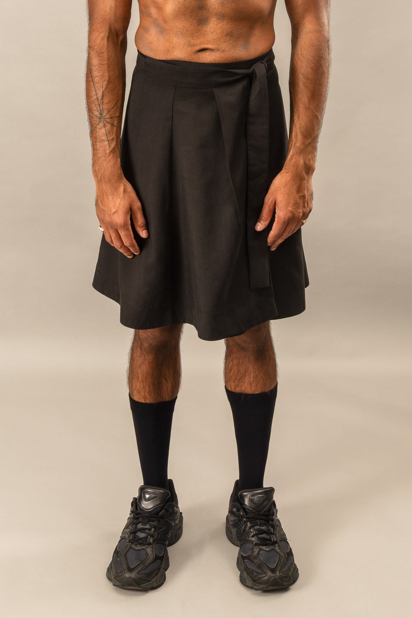 Kilt Wrap Skirt - Black
