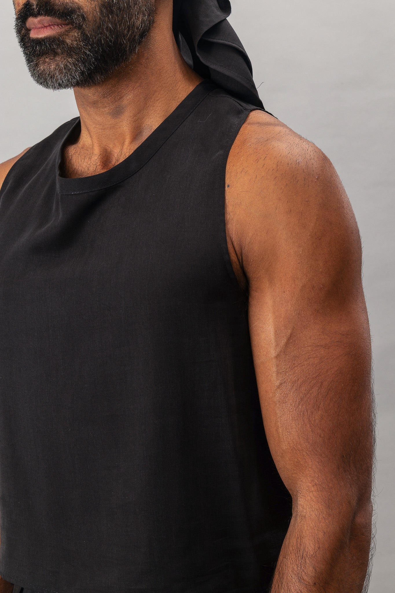 Cropped Tank - Black