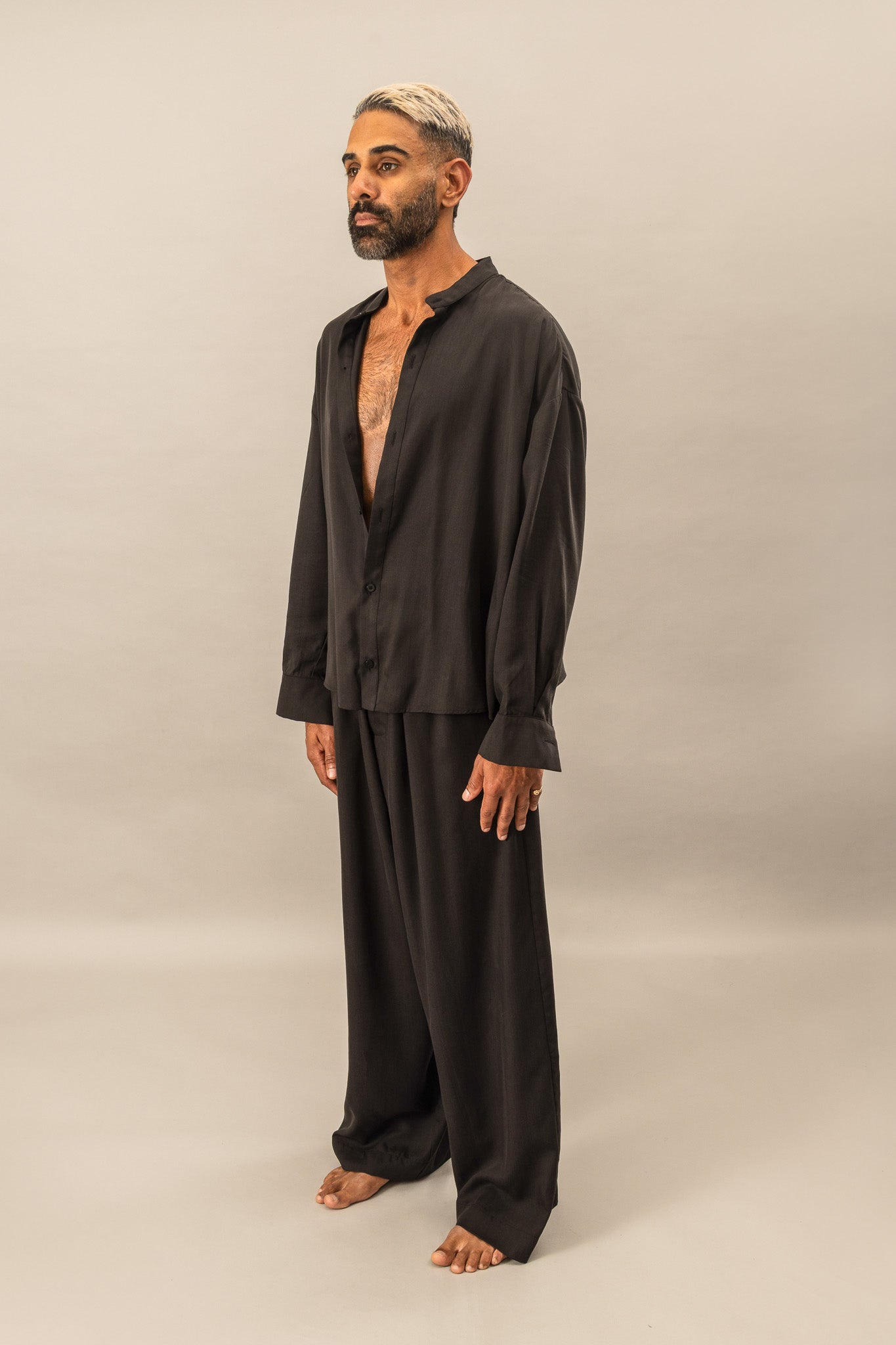 Oversized Atelier Shirt - Black