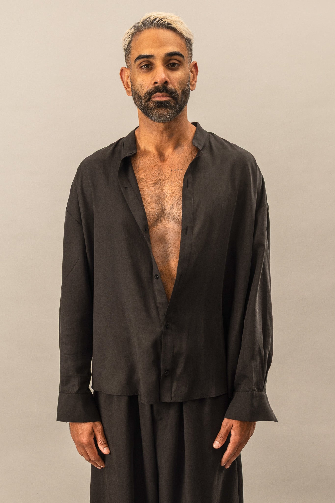 Oversized Atelier Shirt - Black