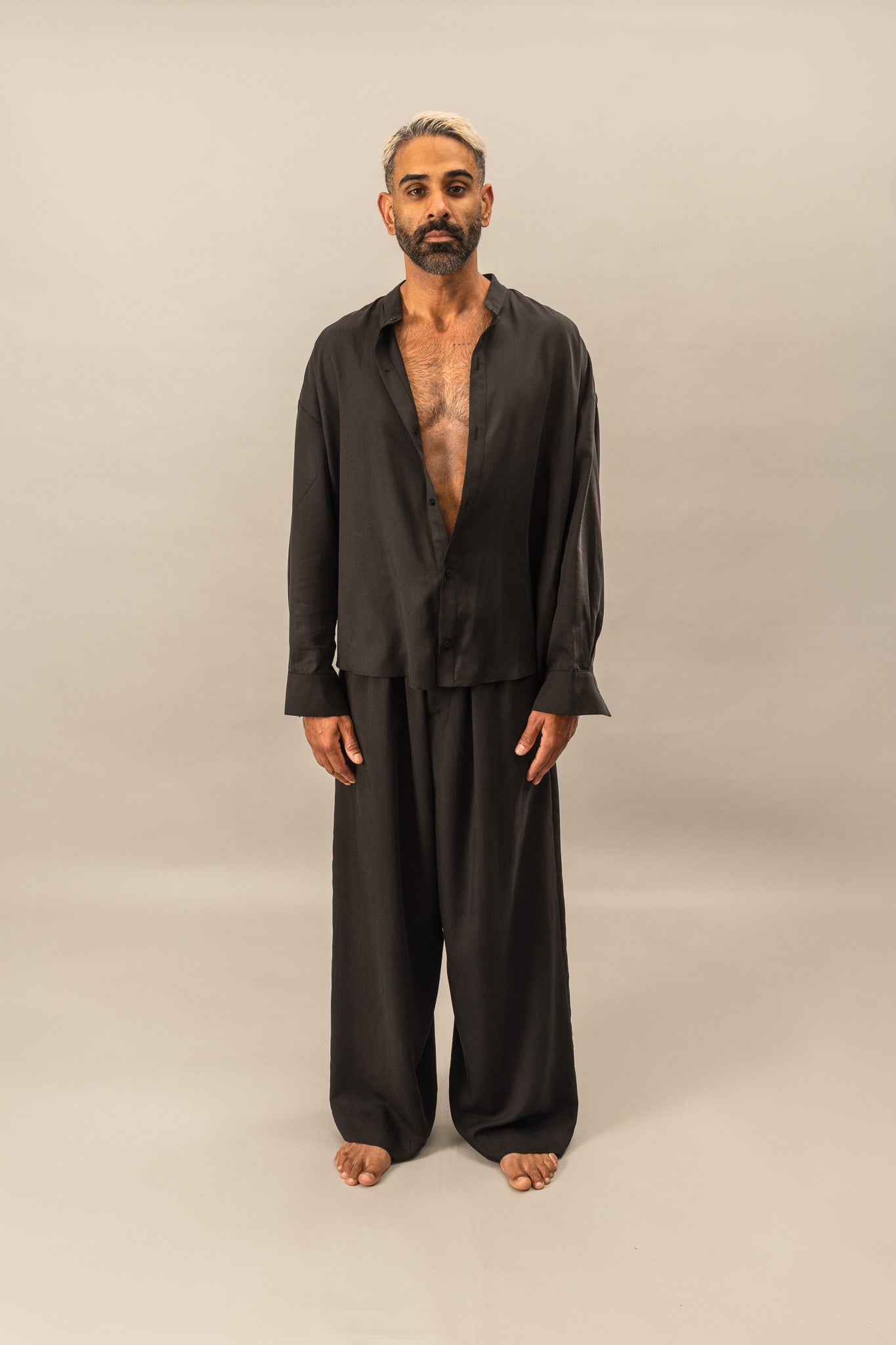 Oversized Atelier Shirt - Black