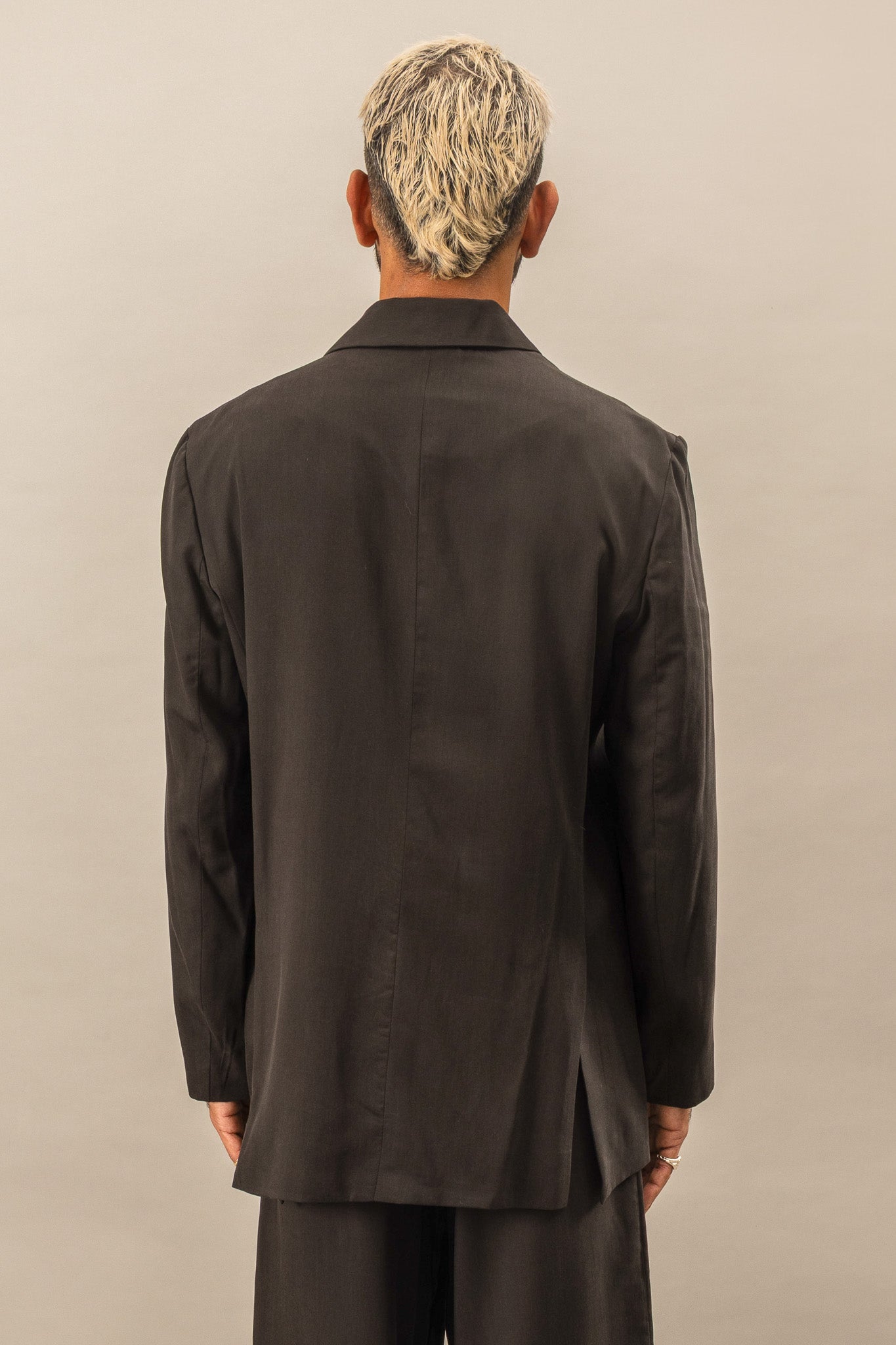 Double Breasted Blazer - Black