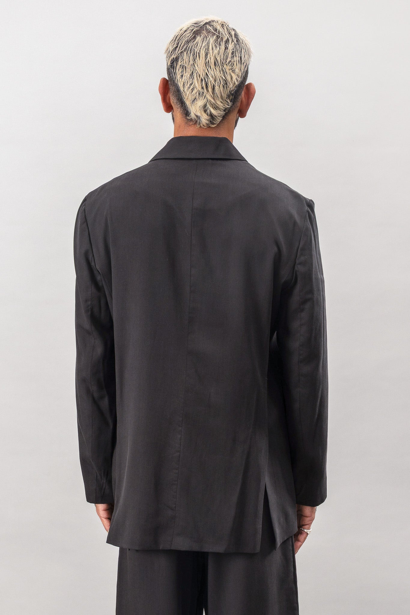 Double Breasted Blazer - Black