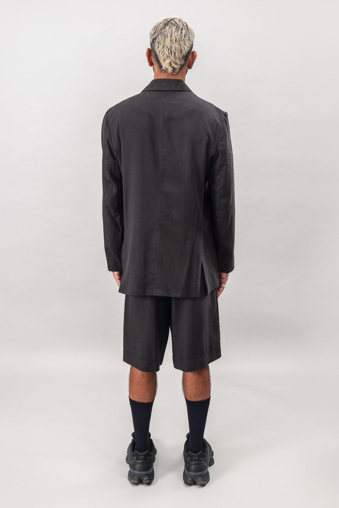 Wide Leg Shorts - Black