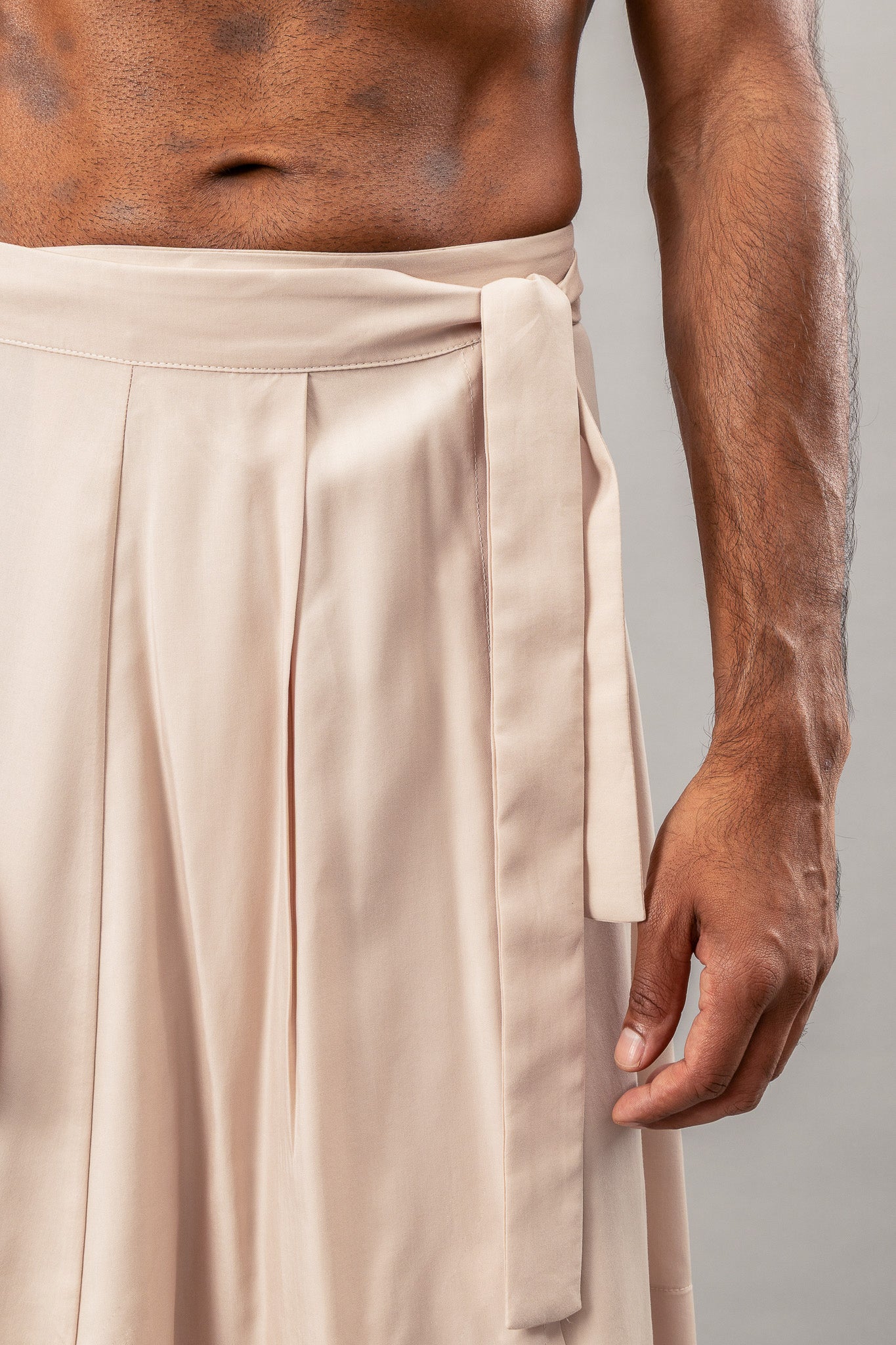 Kilt Wrap Skirt - Dusty Pink