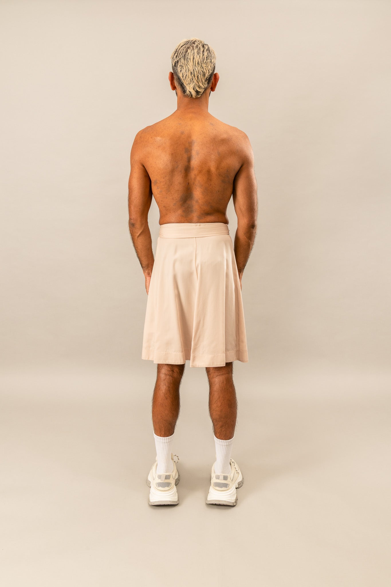 Kilt Wrap Skirt - Dusty Pink