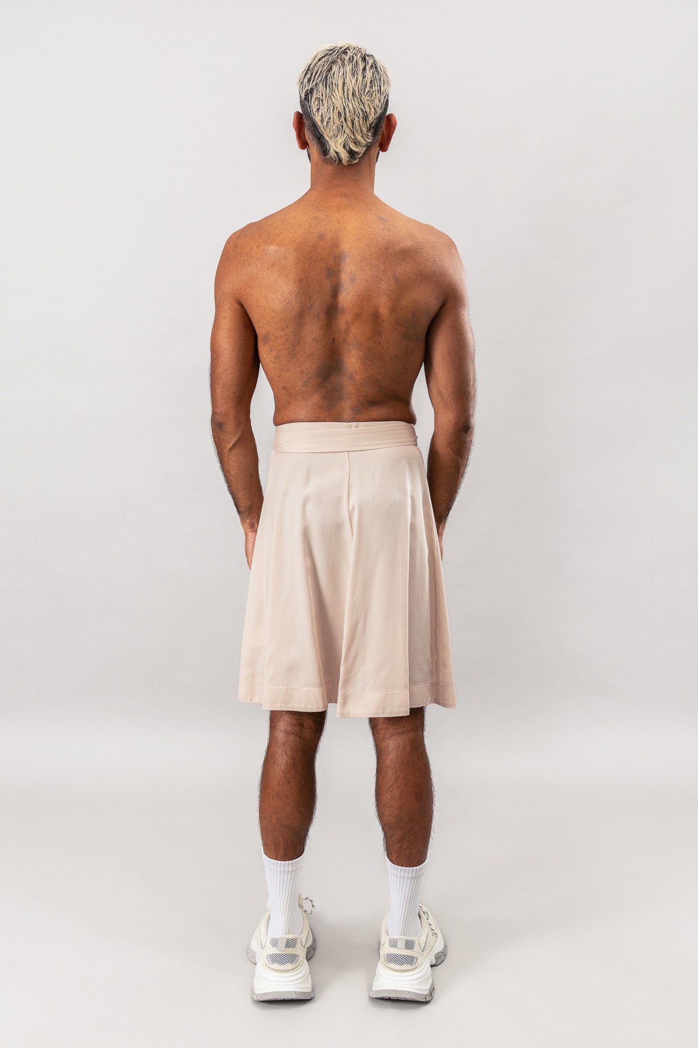 Kilt Wrap Skirt - Dusty Pink