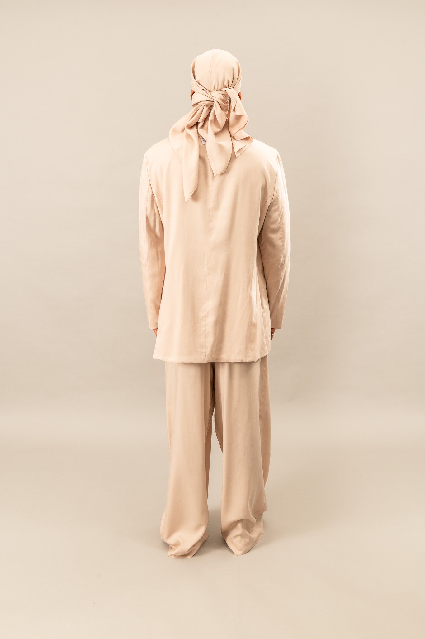 Double Breasted Blazer - Dusty Pink