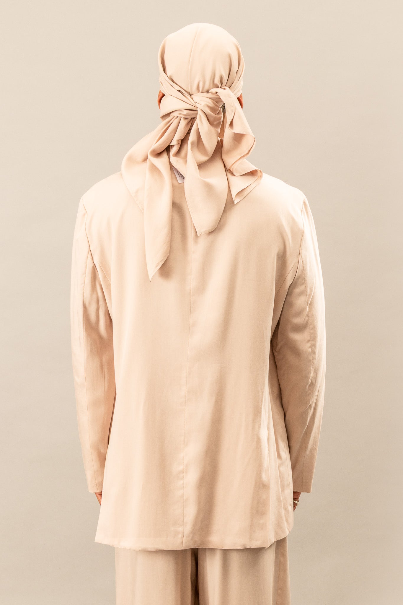 Double Breasted Blazer - Dusty Pink