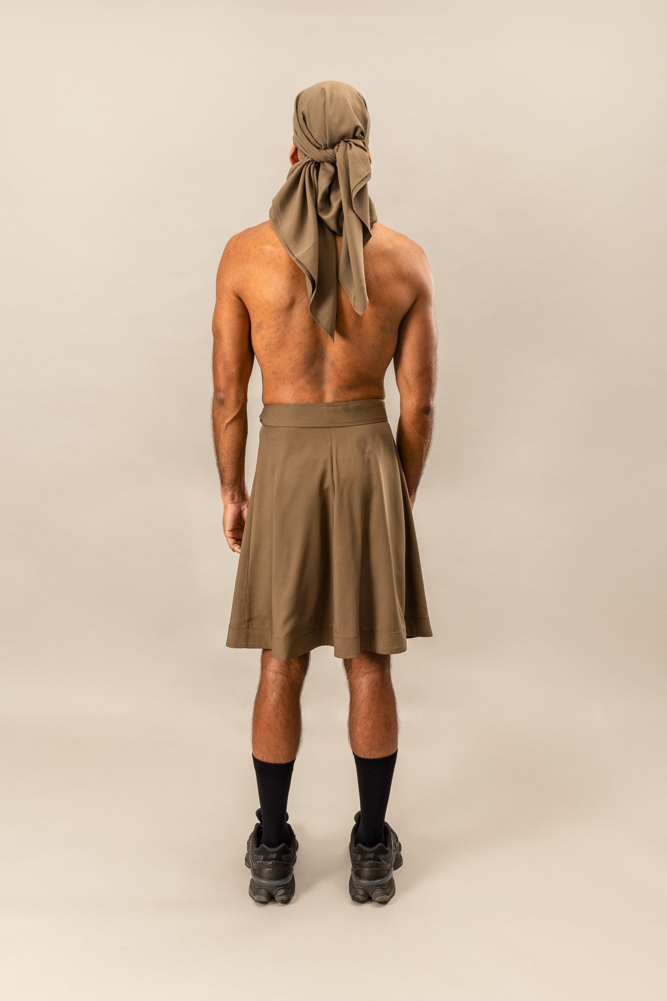 Kilt Wrap Skirt - Olive