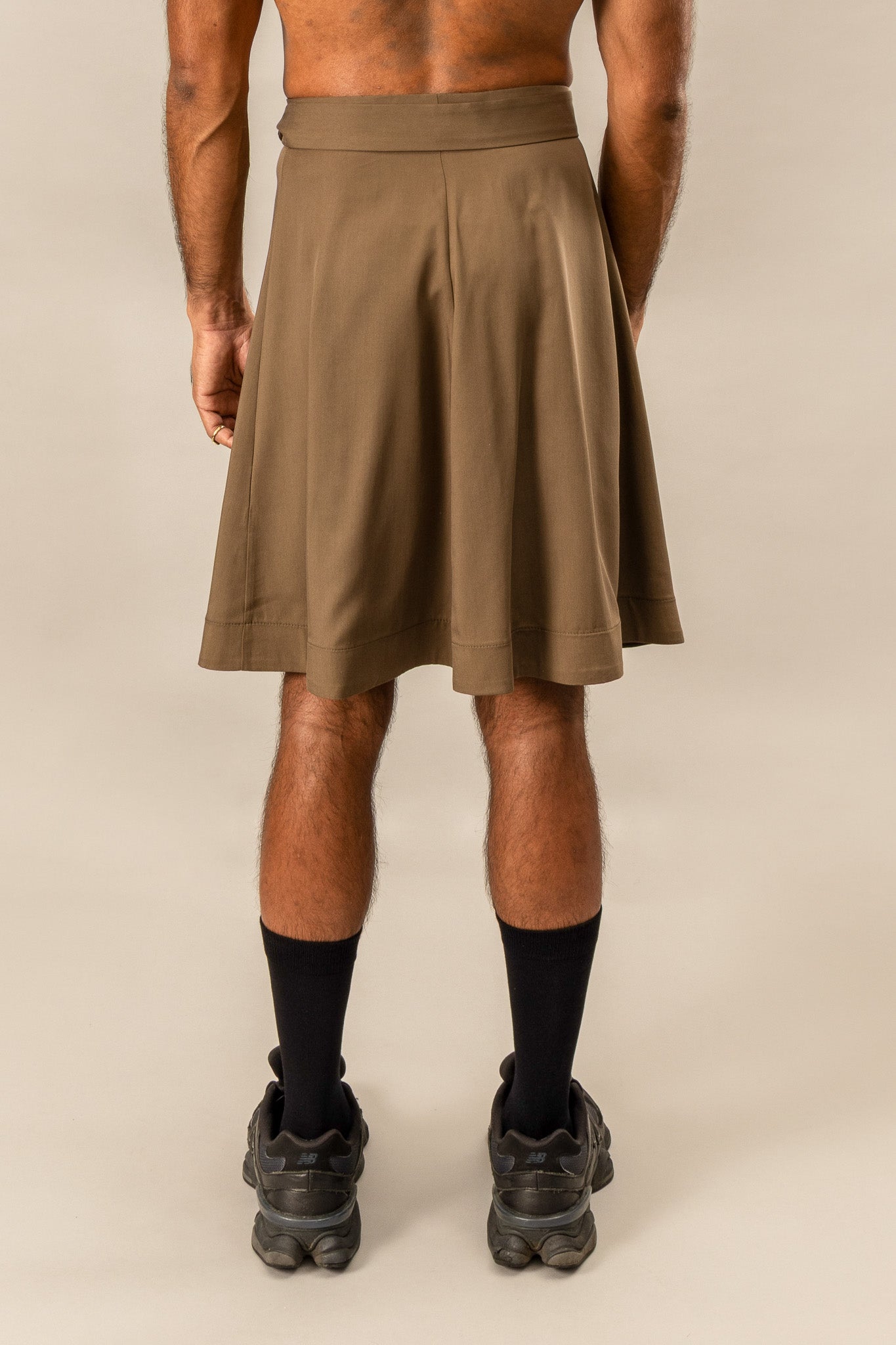 Kilt Wrap Skirt - Olive