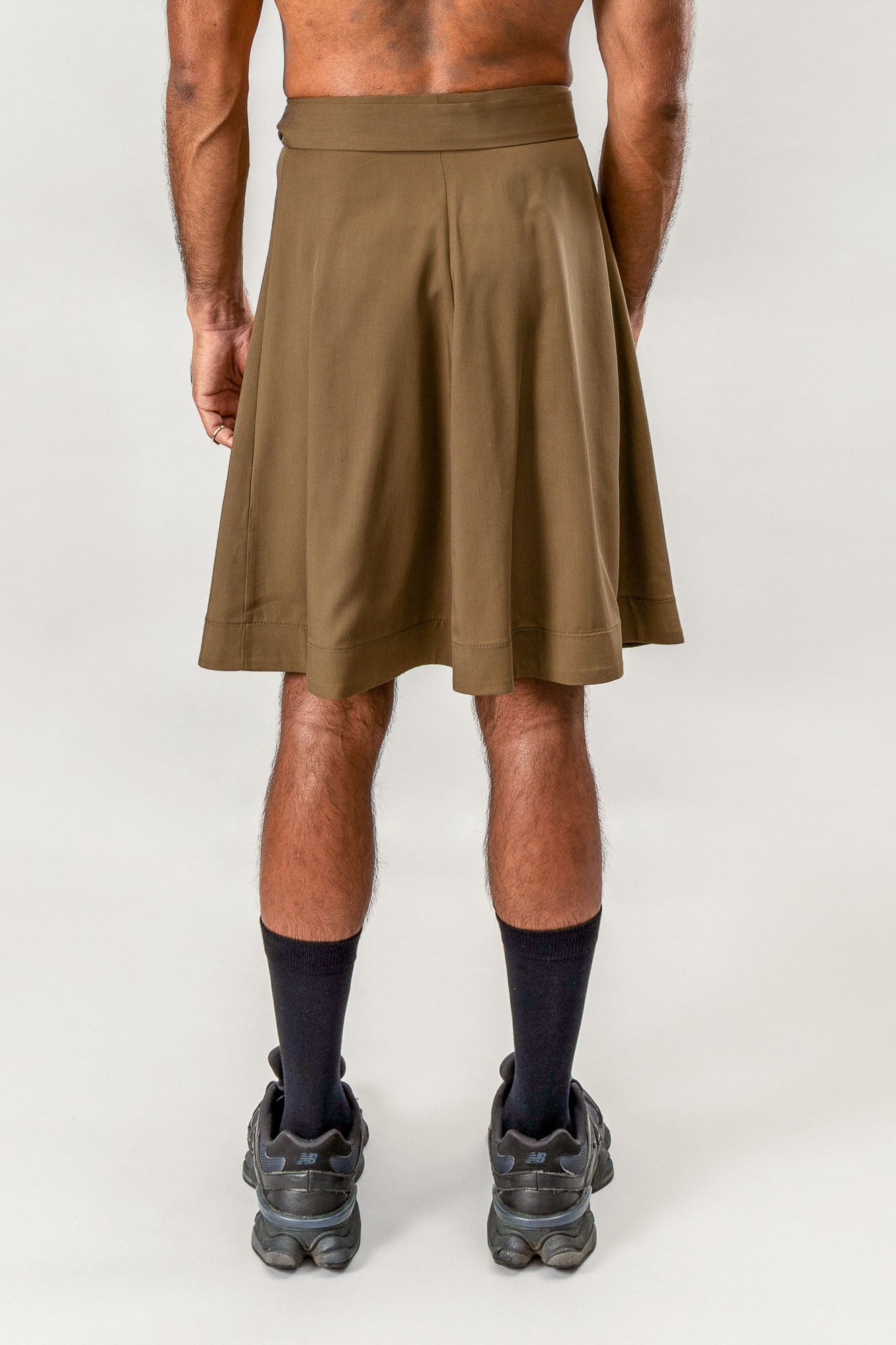 Kilt Wrap Skirt - Olive
