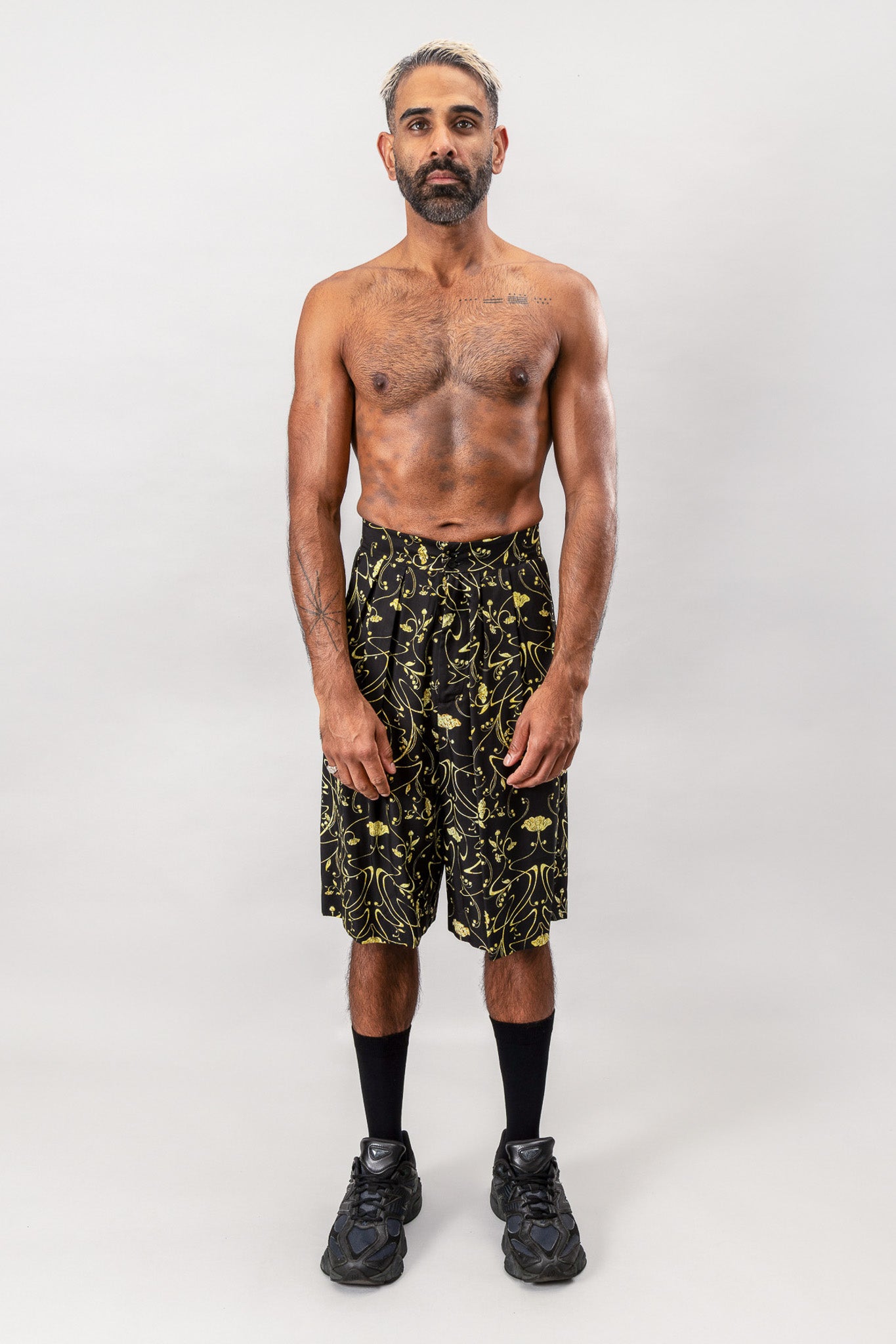 Wide Leg Shorts - Sylvan Black