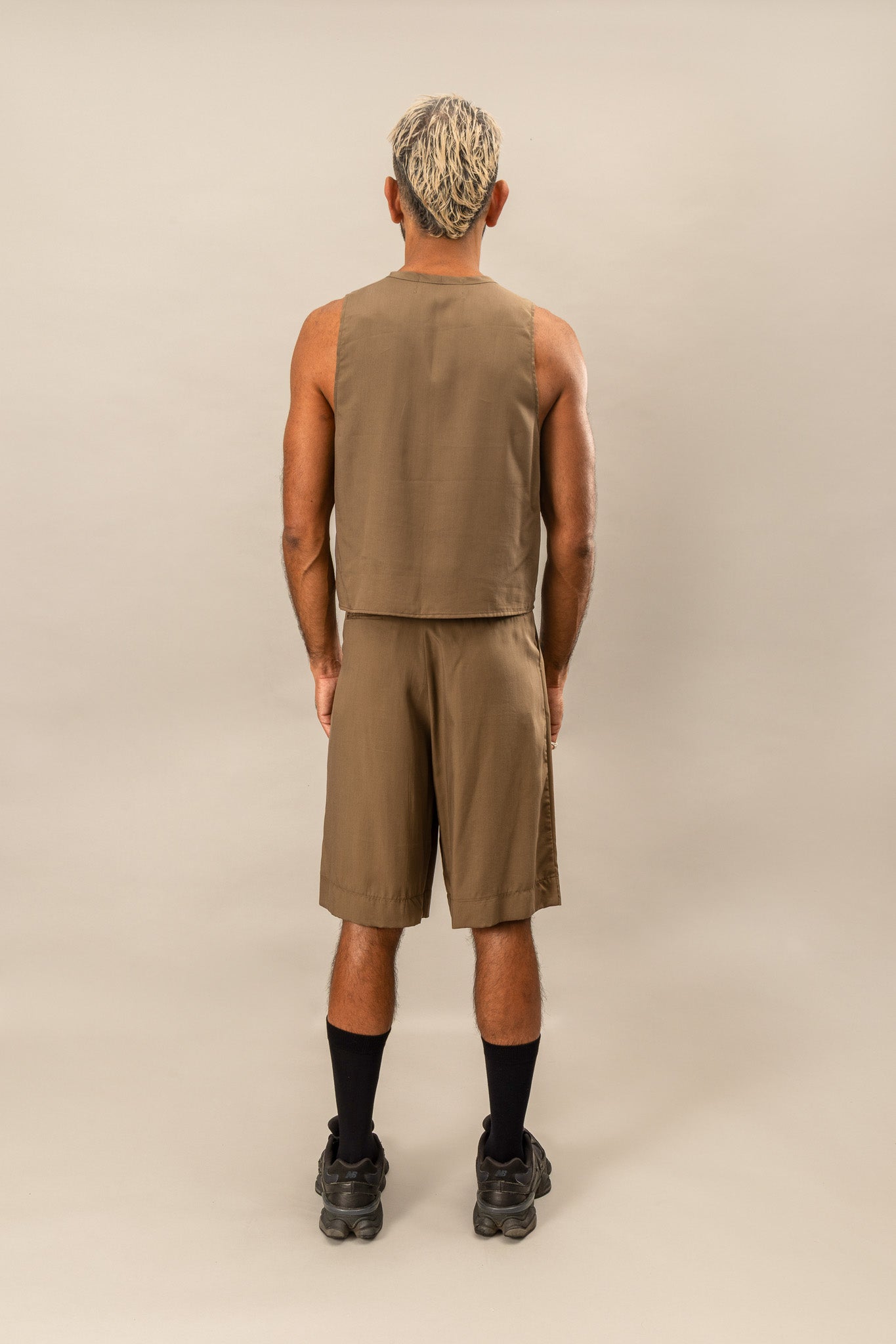 Cropped Tank - Olive