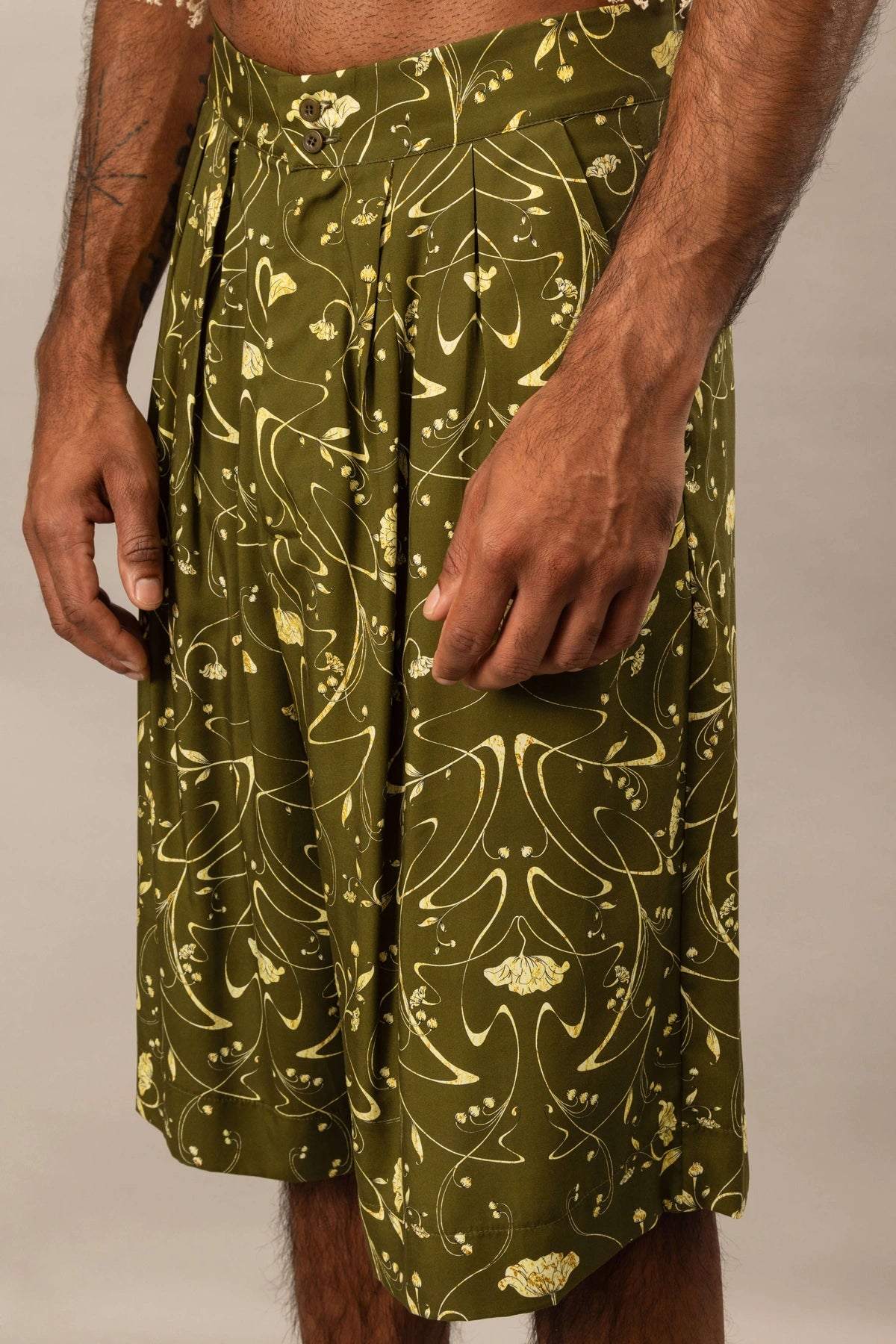 Relaxed Wide Leg Shorts