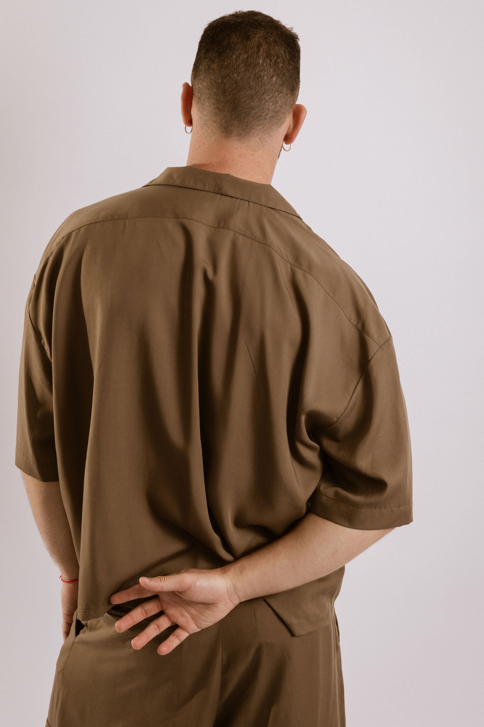 Artemisia Camp Collar Shirt - Olive