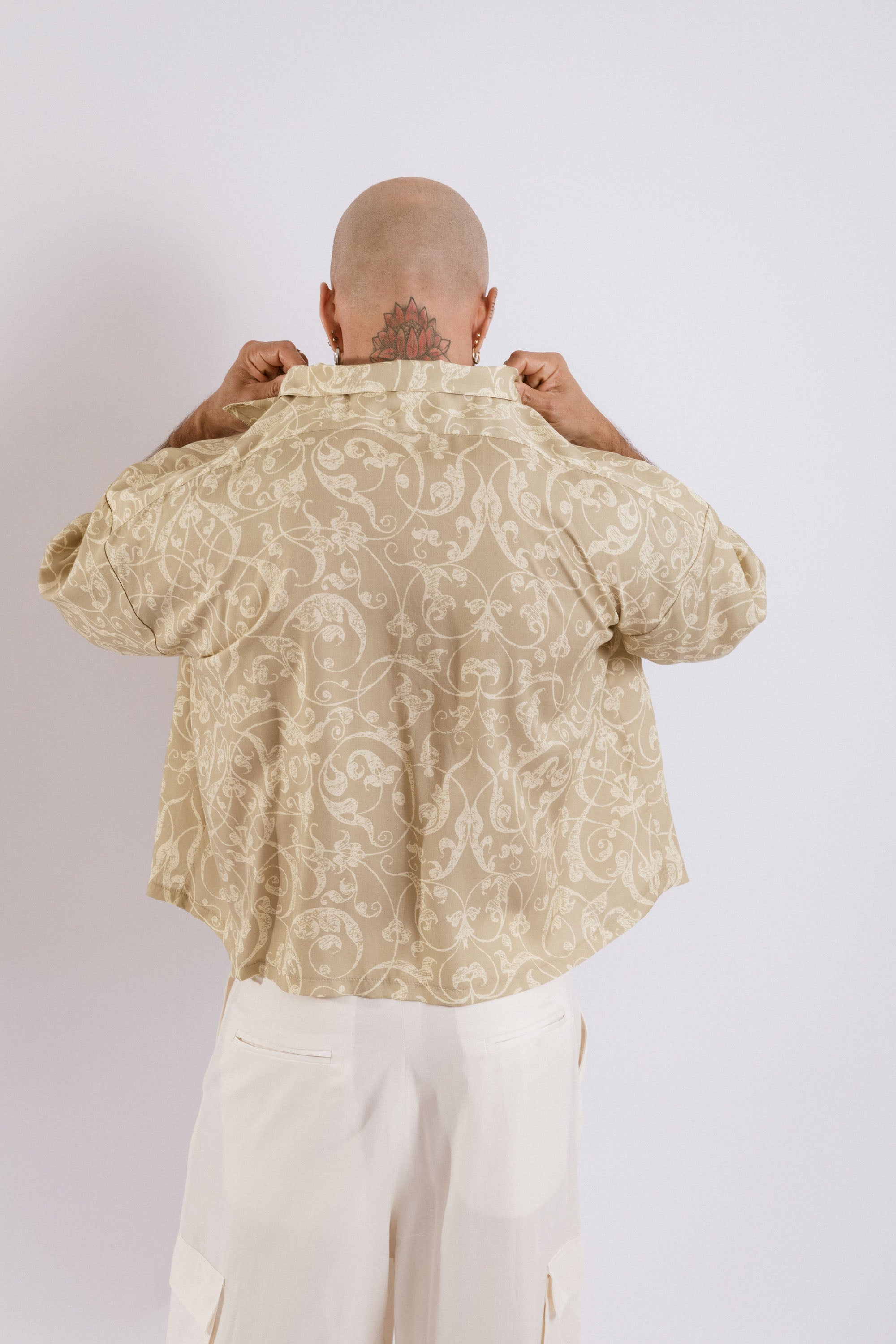 Artemisia Camp Collar Shirt - Light Arabesque