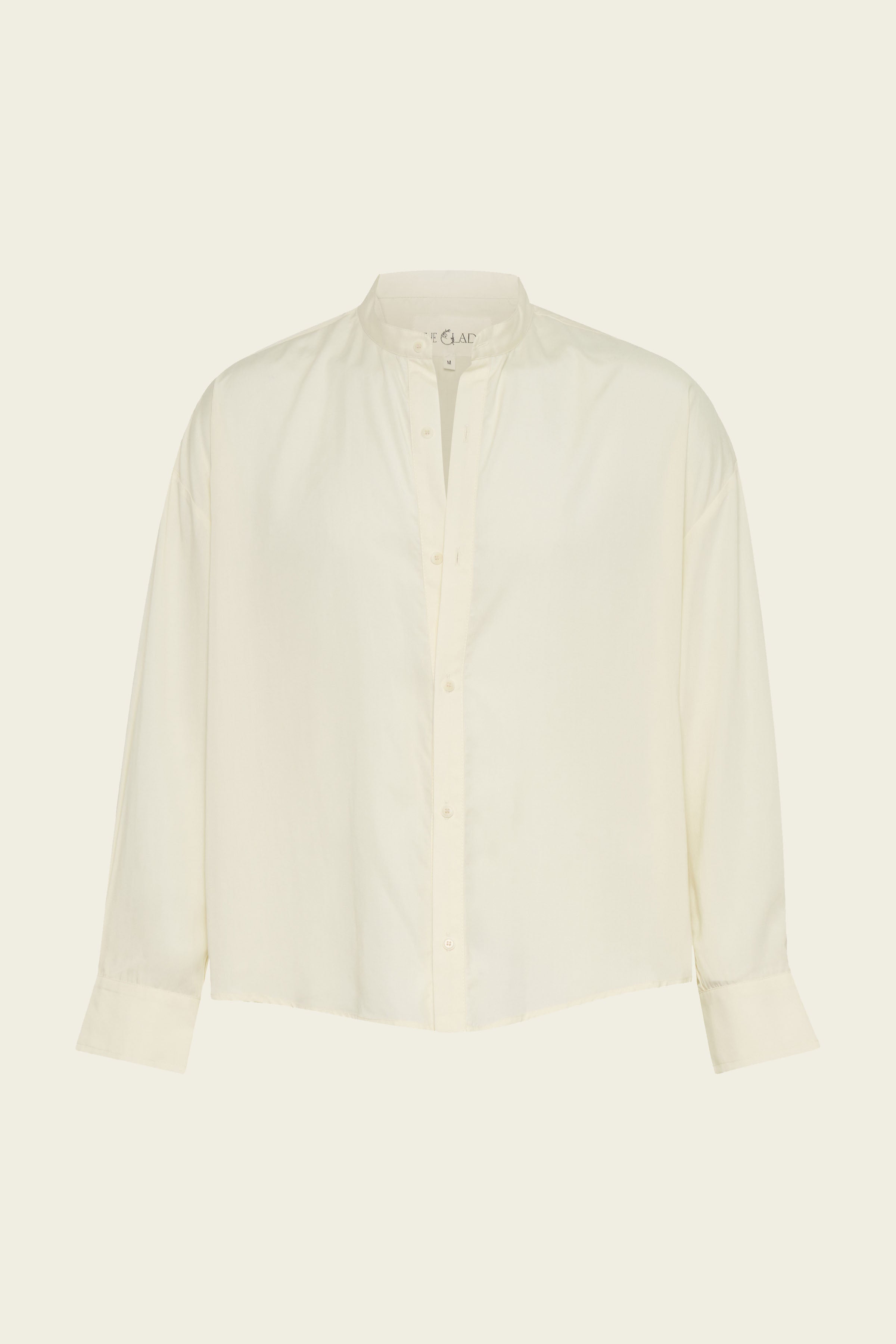 Men's Oversized Atelier Shirt - Natural White Tencel (Eucalyptus) - The Glade