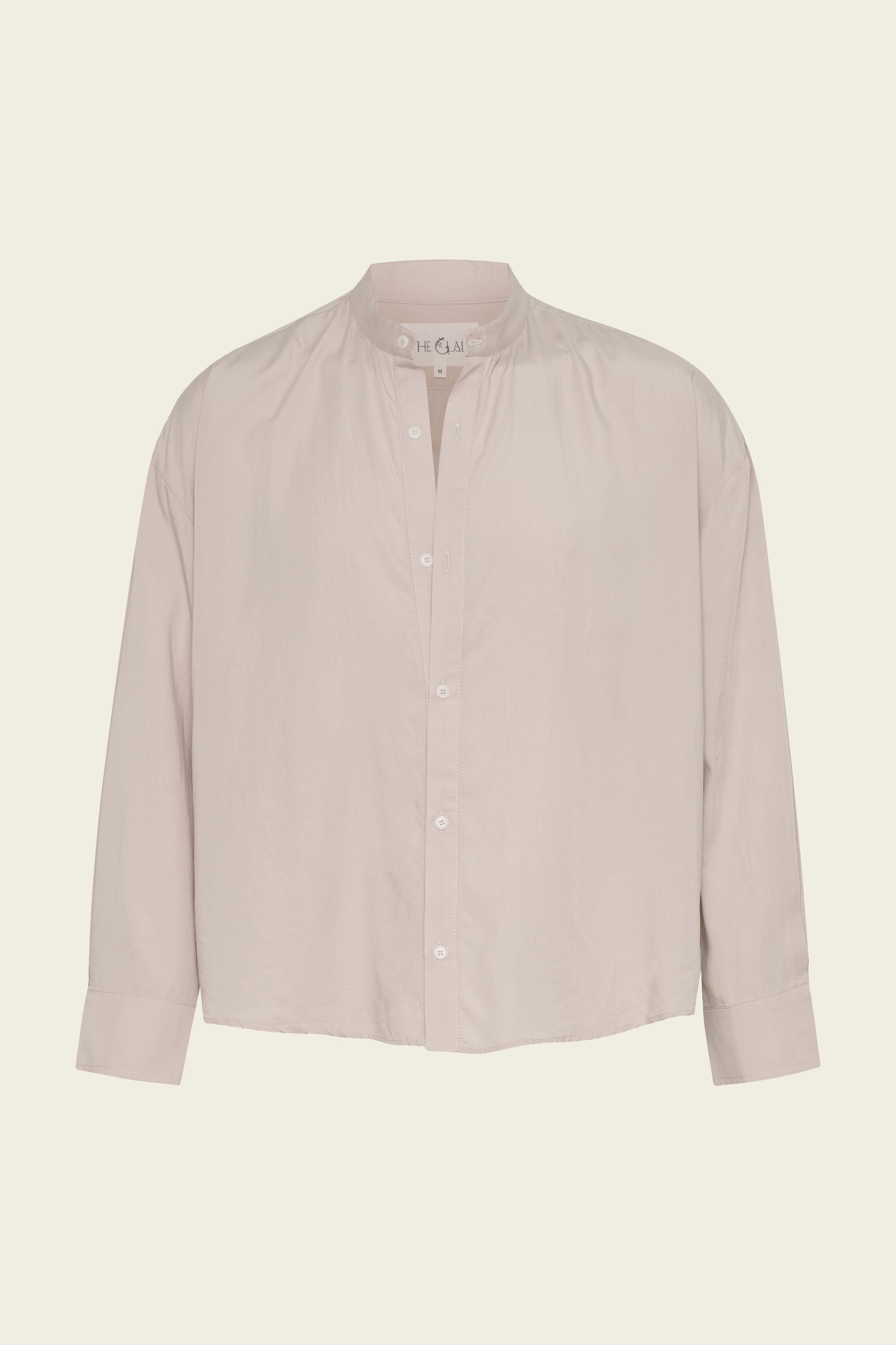 Men's Oversized Atelier Shirt - Mushroom Tencel (Eucalyptus) - The Glade