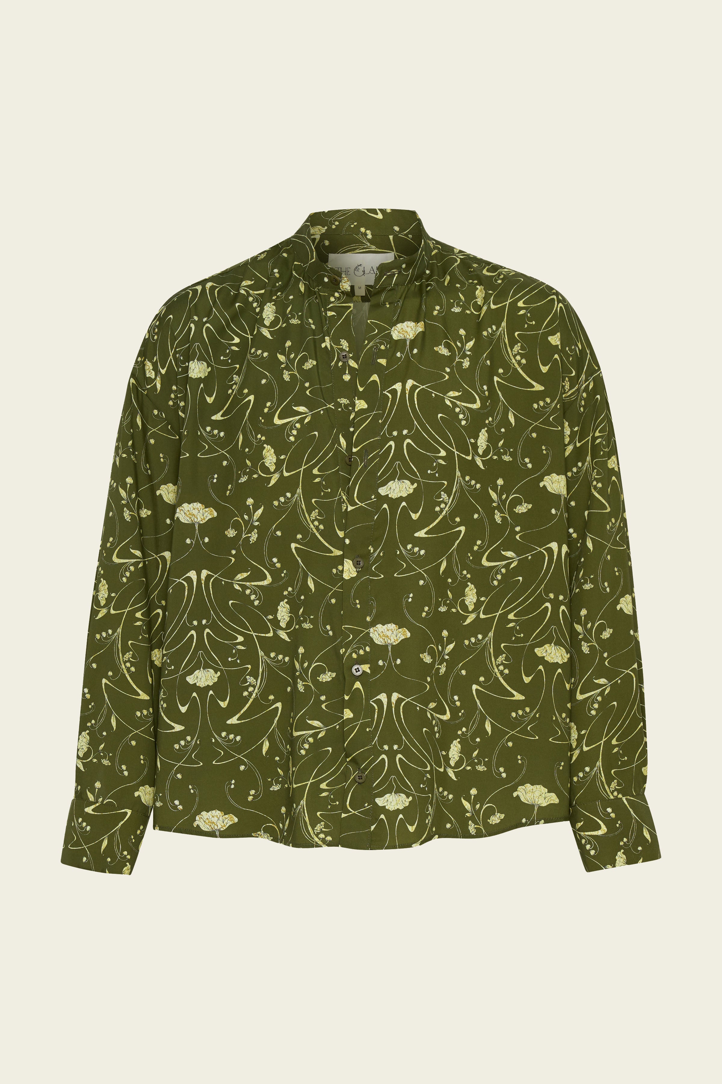 Men's Oversized Atelier Shirt - Sylvan Green Tencel (Eucalyptus) - The Glade