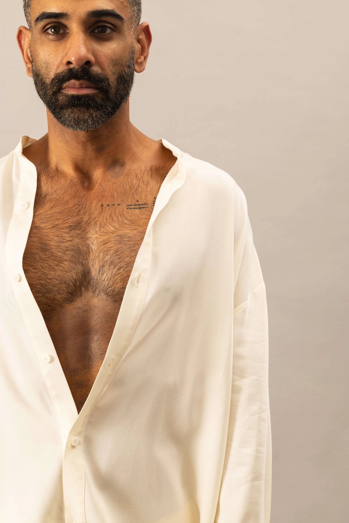 Oversized Atelier Shirt | Natural White