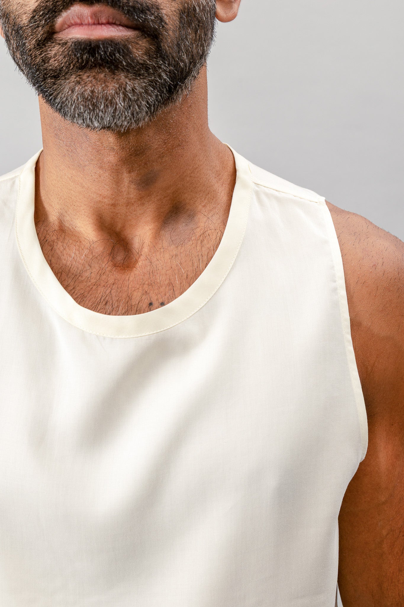 Cropped Tank - Cream