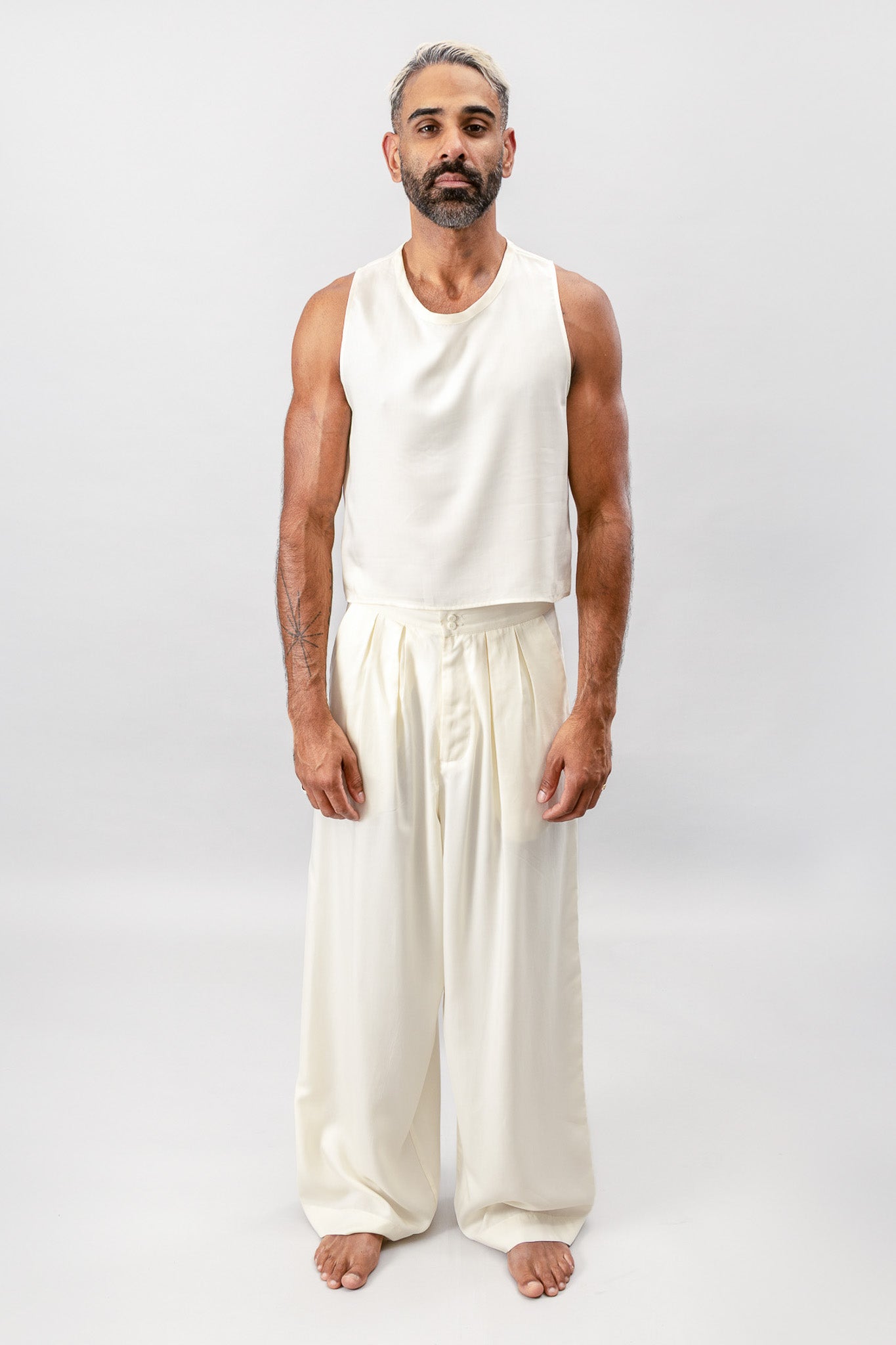 Cropped Tank - Cream