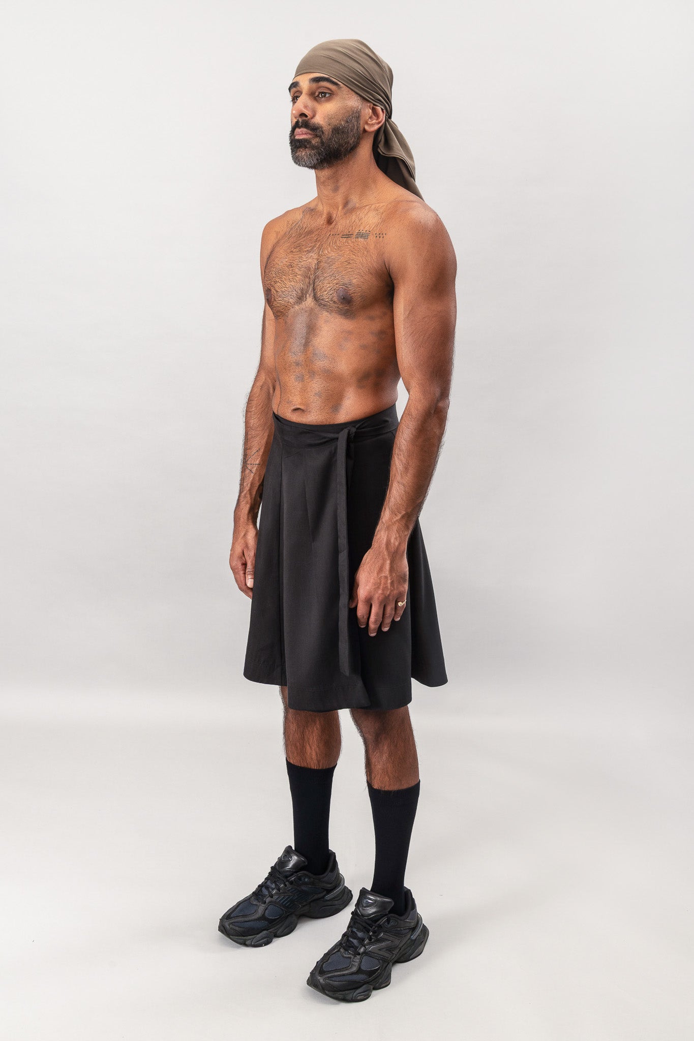 Kilt Wrap Skirt - Black