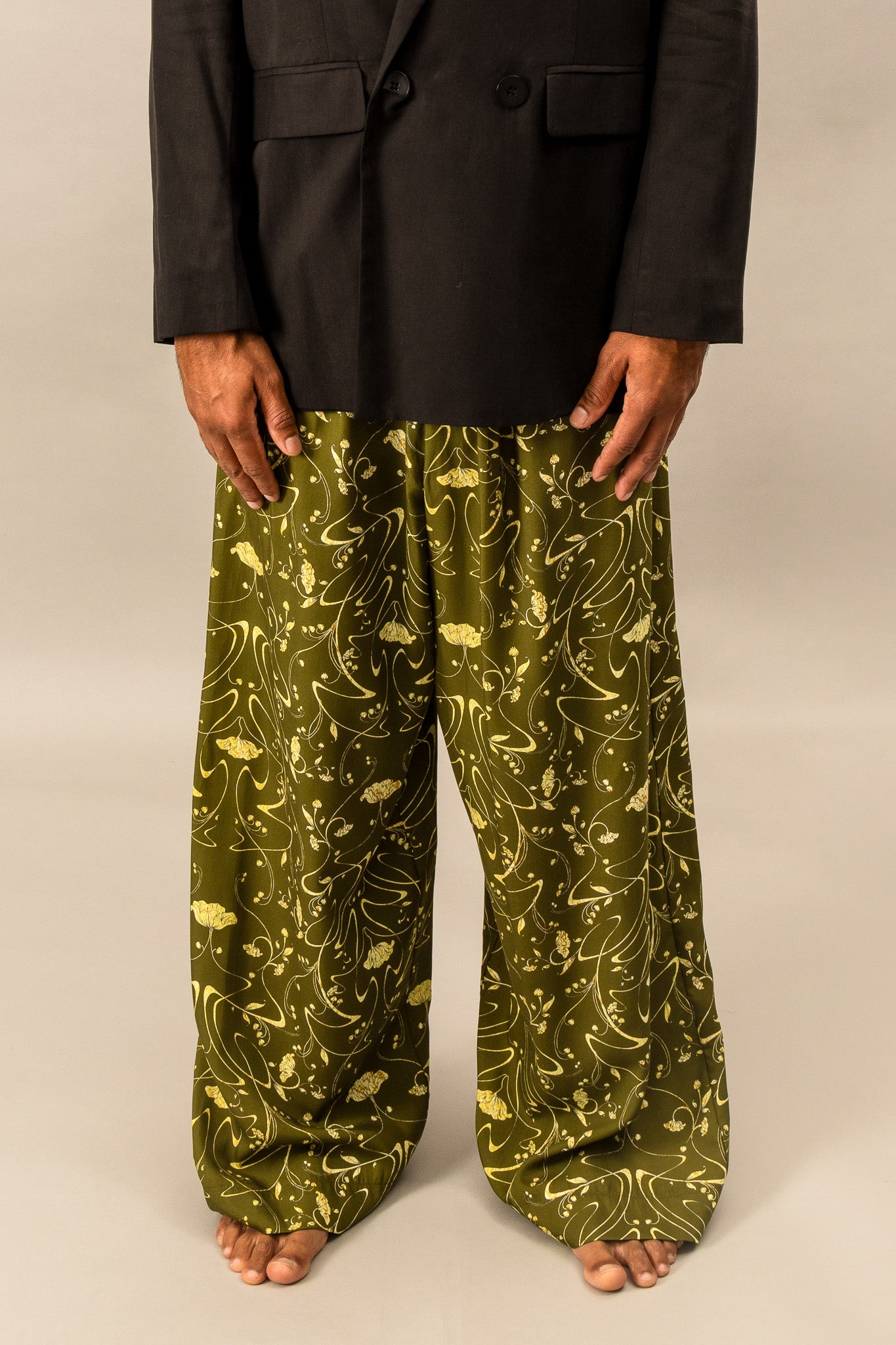 High Waisted Pleated Pants