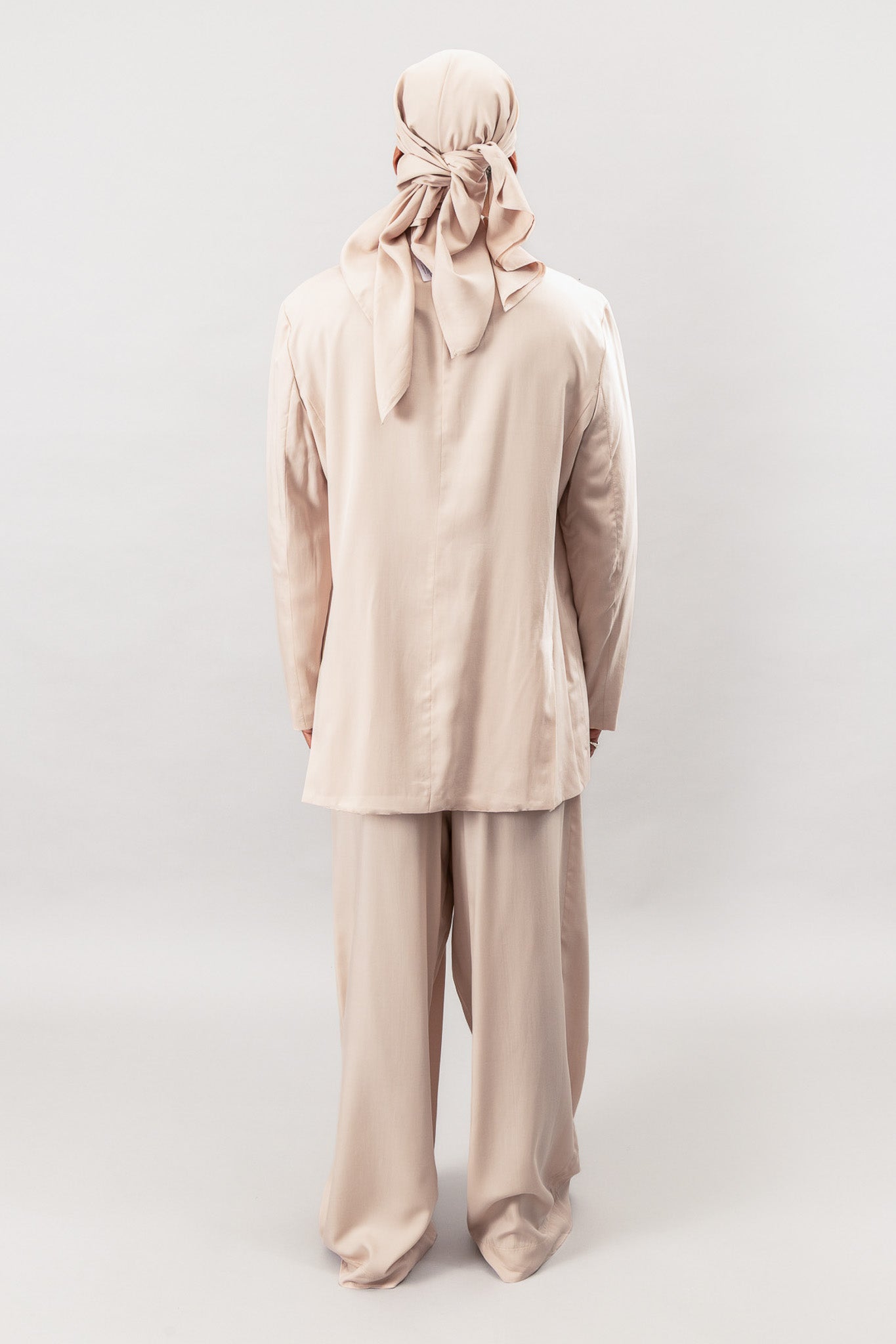 Double Breasted Blazer - Dusty Pink