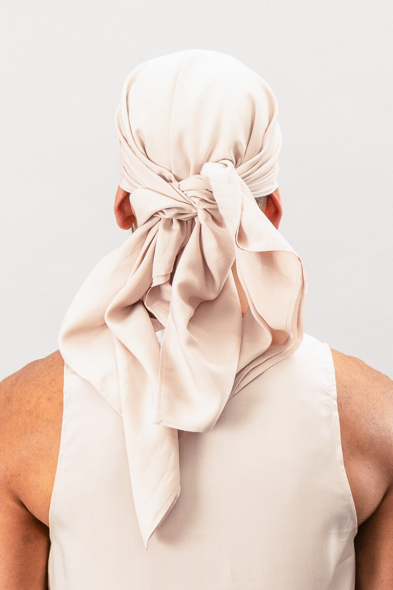 Vegan Silk Square Scarf - Dusty Pink