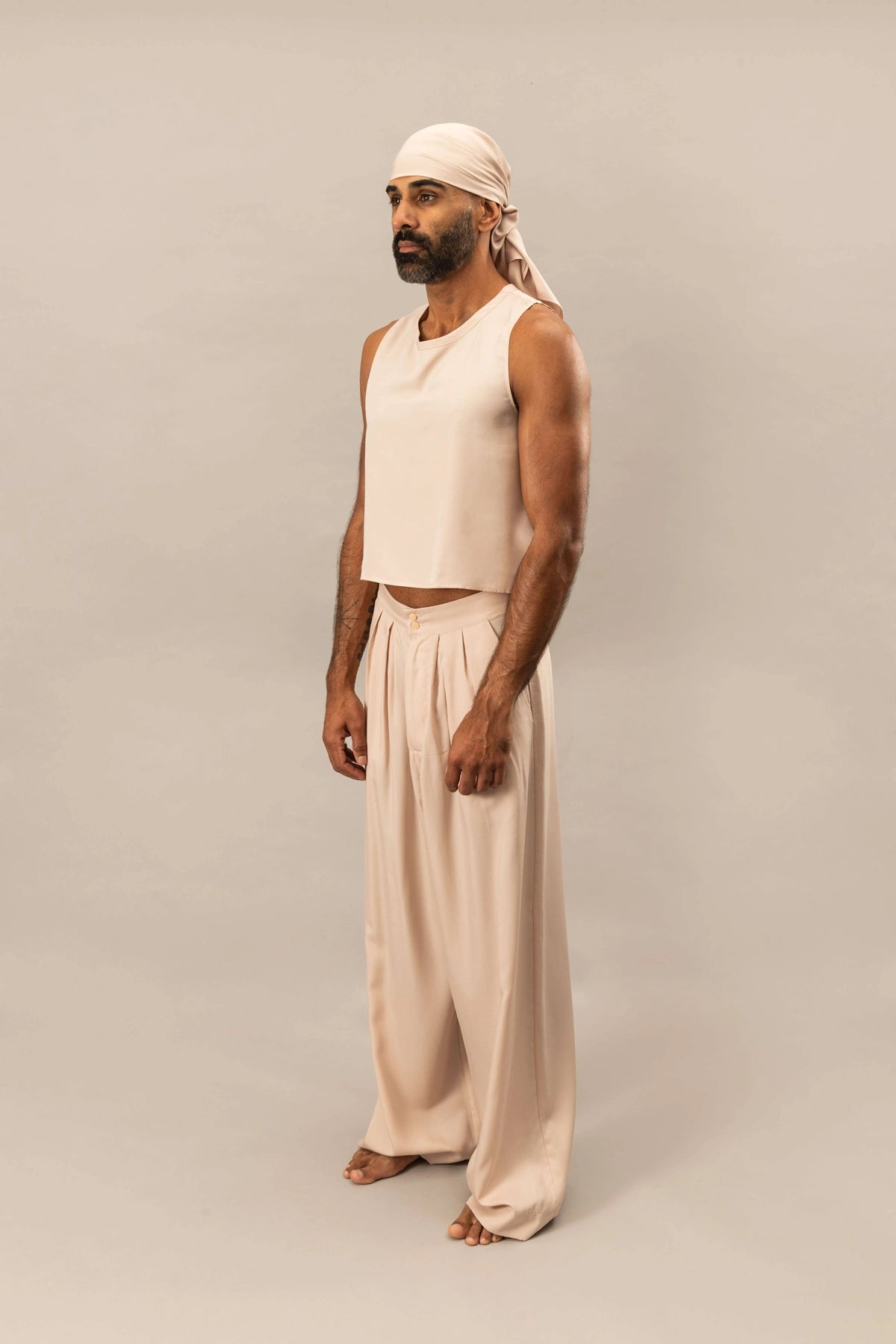 Cropped Tank | Pink Clay