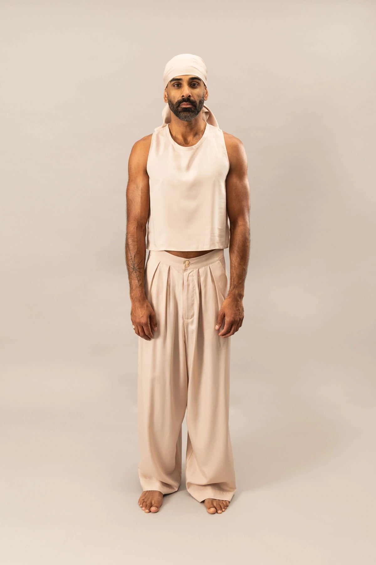 High Waisted Pleated Pants