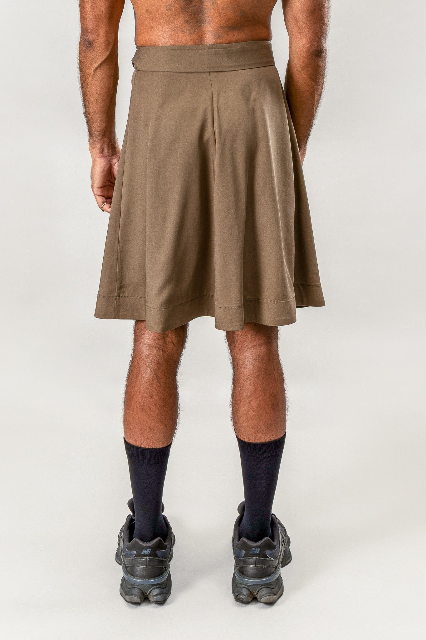 Kilt Wrap Skirt - Olive