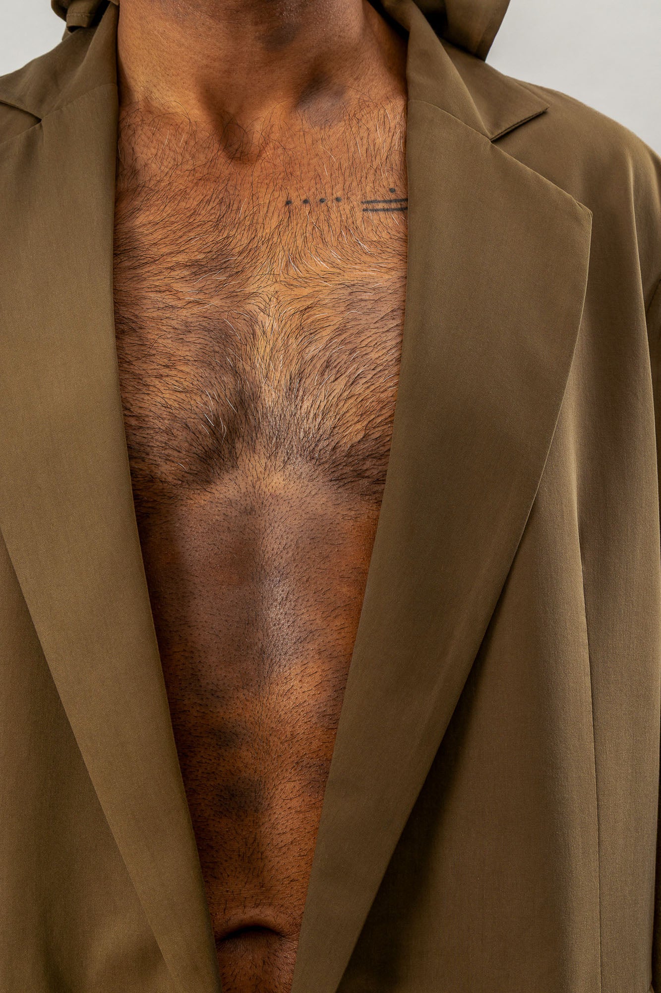 Double Breasted Blazer - Olive