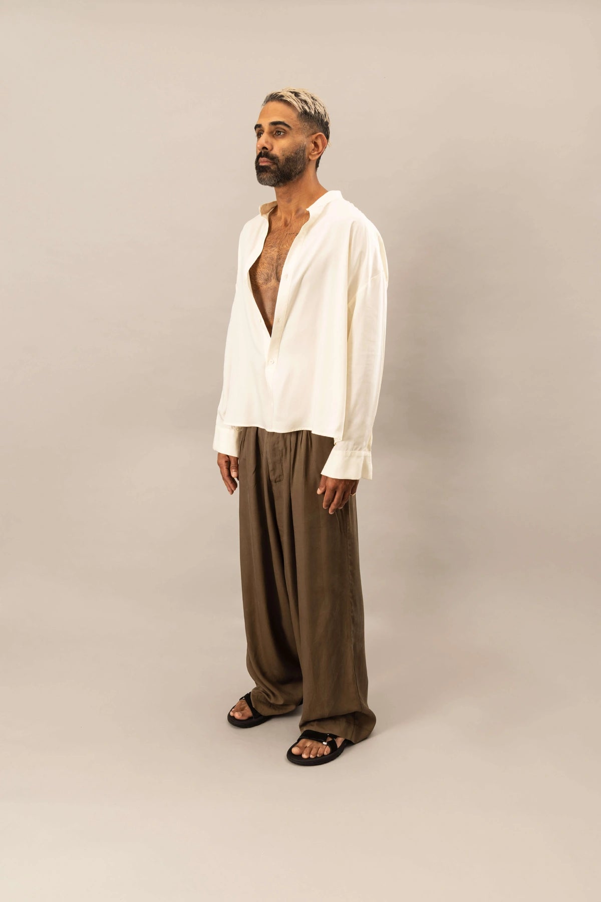 High Waisted Pleated Pants